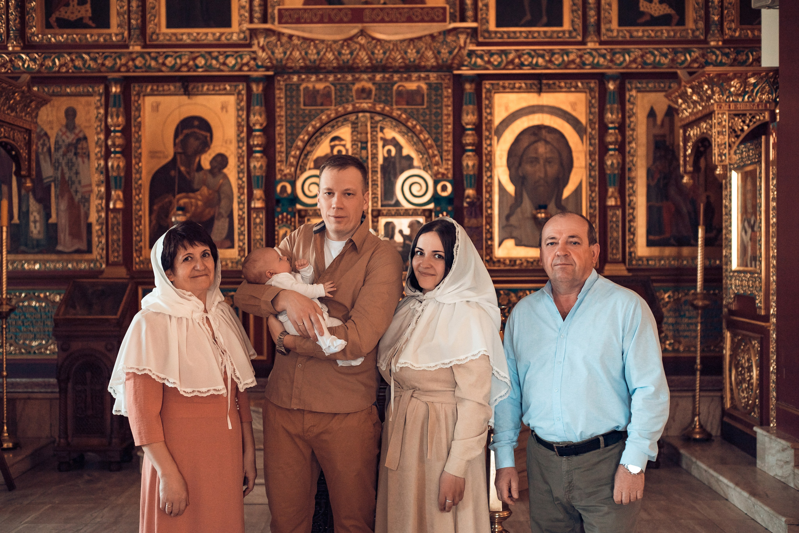 Таинство Крещения Тимофея. Николо-Ямской Храм. Семейный фотограф в Рязани и Рязанской области