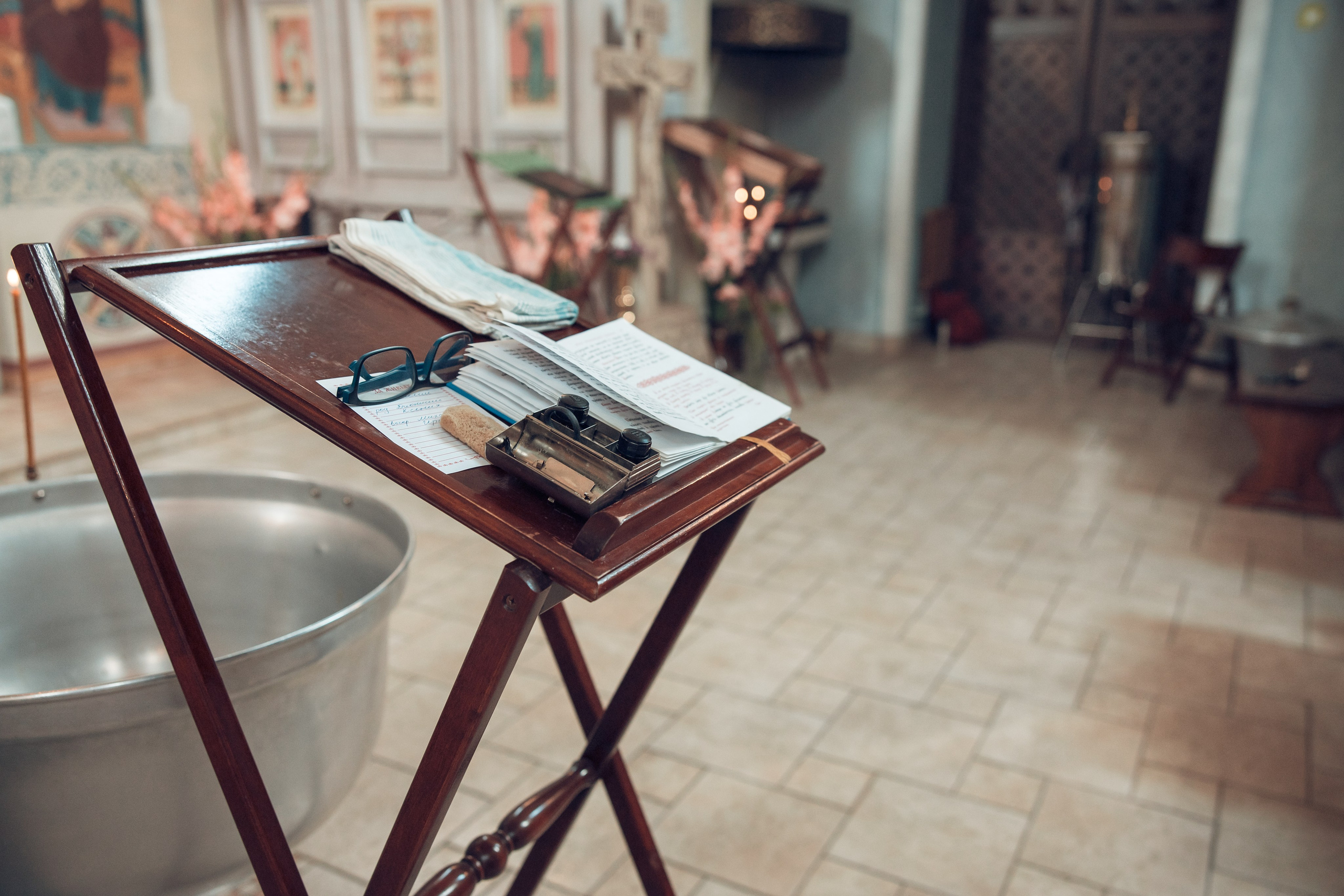 Таинство Крещения Василия. Храм в честь иконы «Всецарица». Семейный фотограф в Рязани и Рязанской области