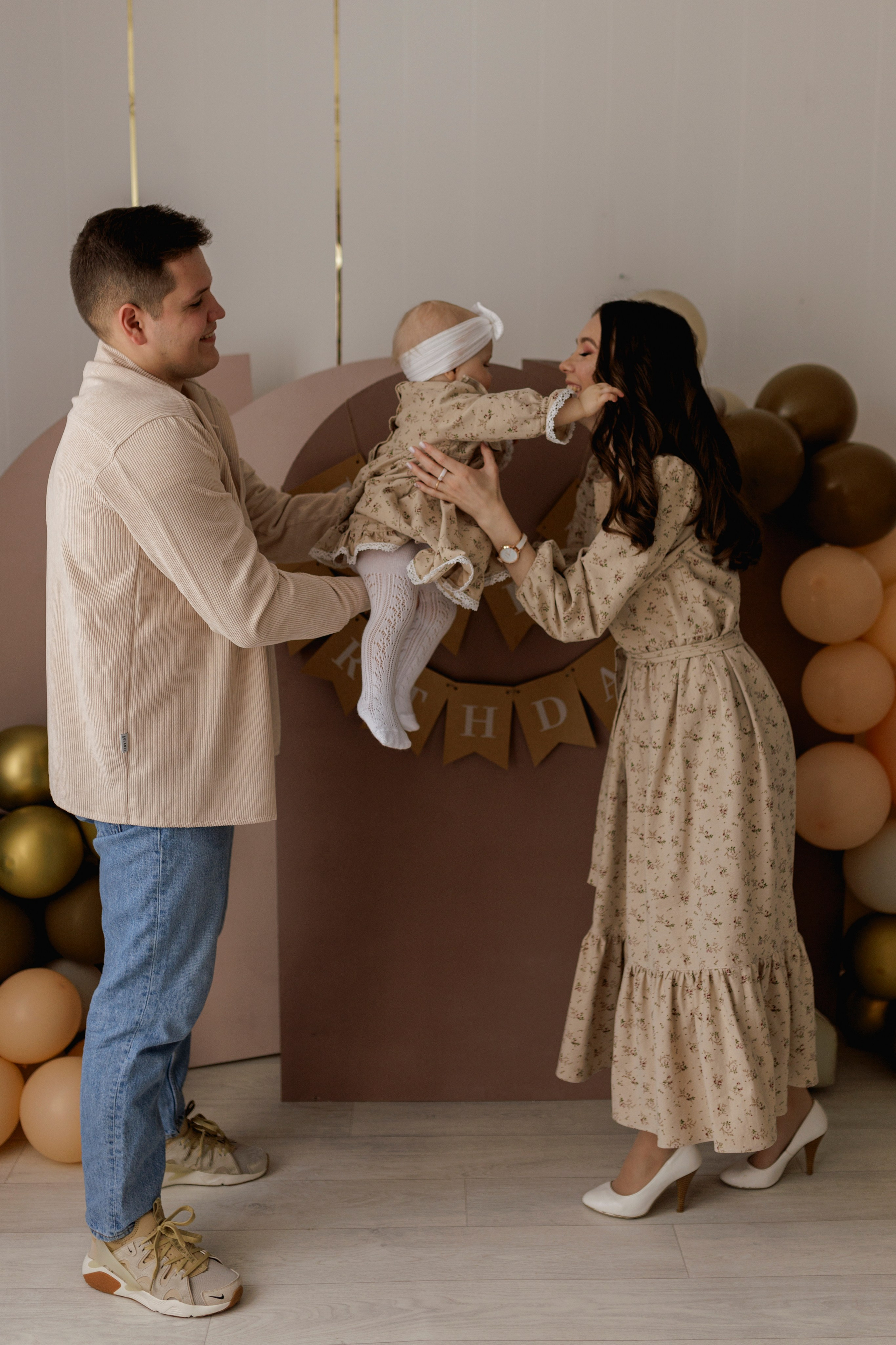 Сьемка годика для Анечки. Семейный и детский фотограф в Рязани Васюгова Мария