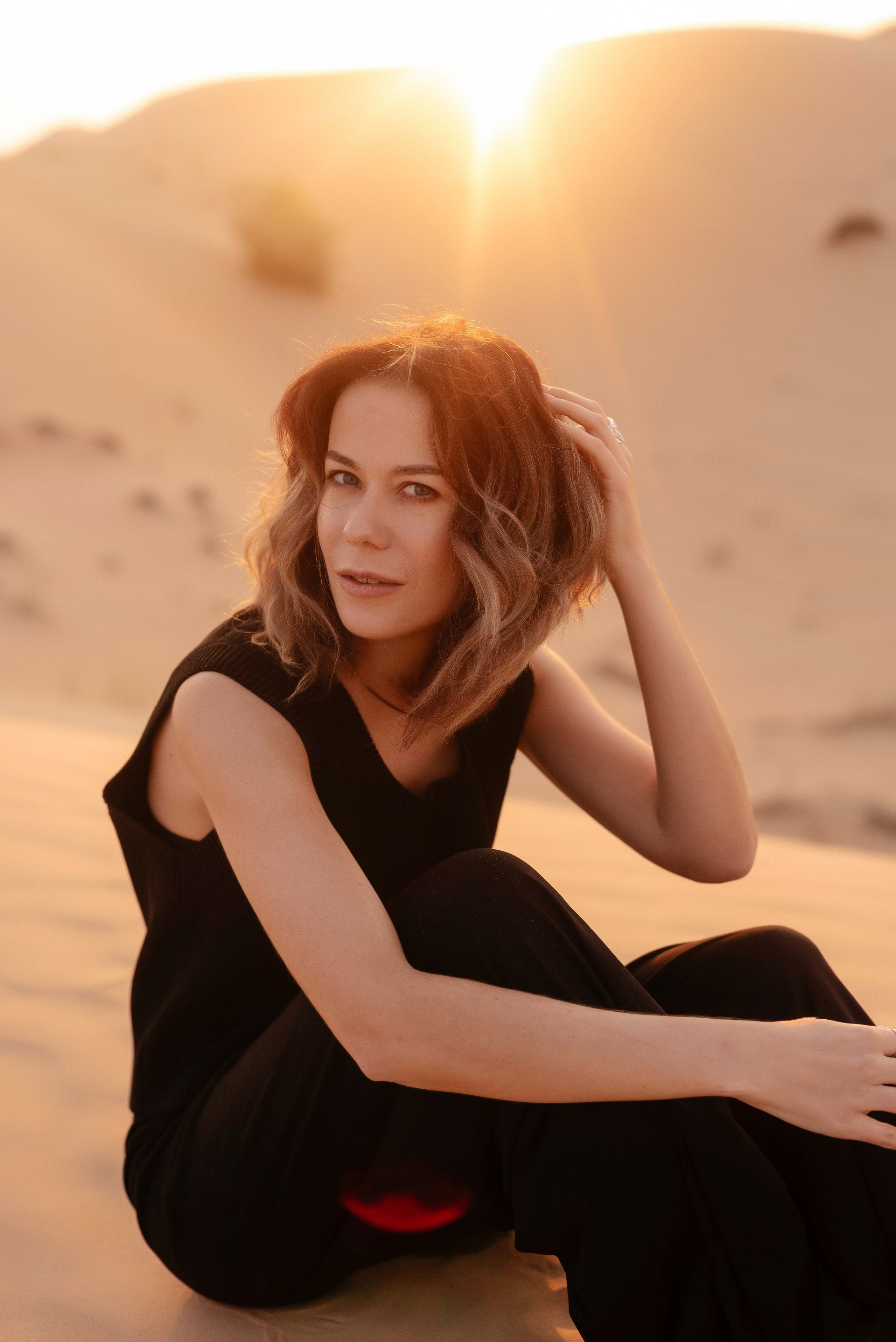 Наташа в пустыне 22 год. Фотограф и видеограф в Москве и Абу Даби Мария Кулагина