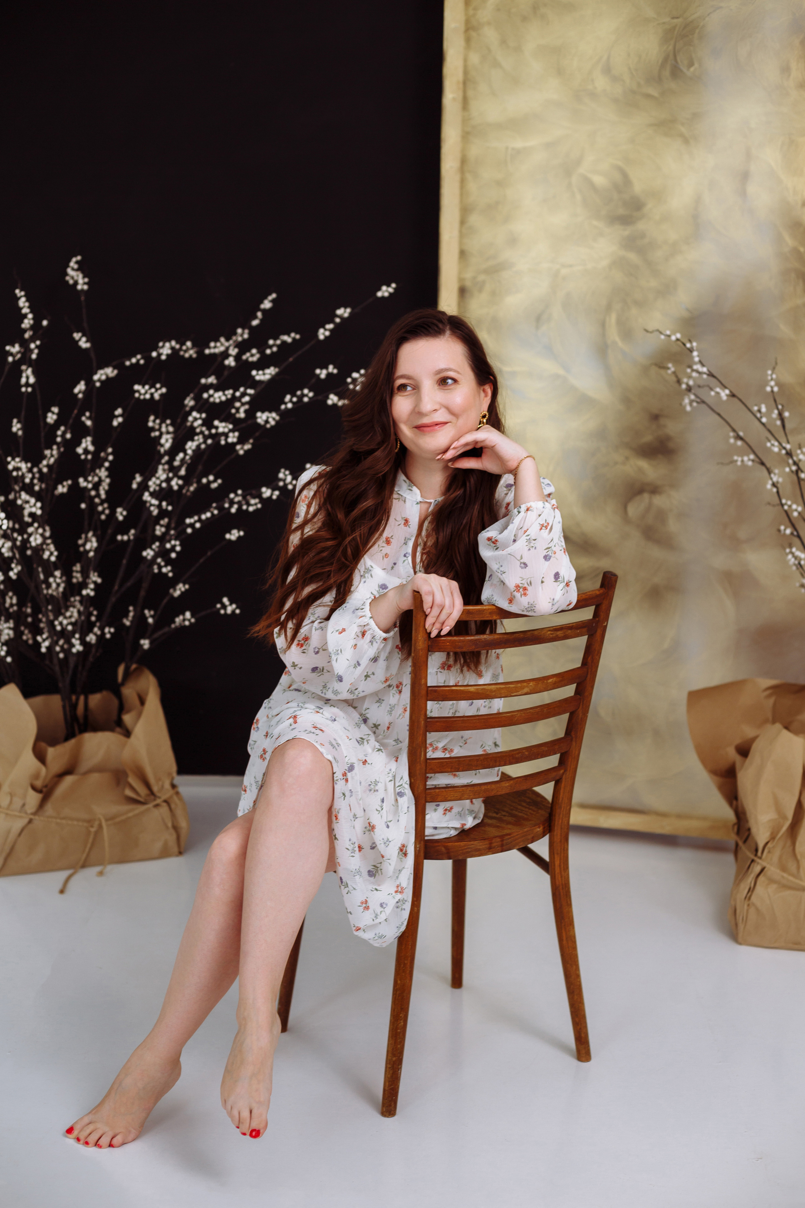 Элина (фотодень «Весна»). Фотограф новорожденных Тверь Диана Муляева