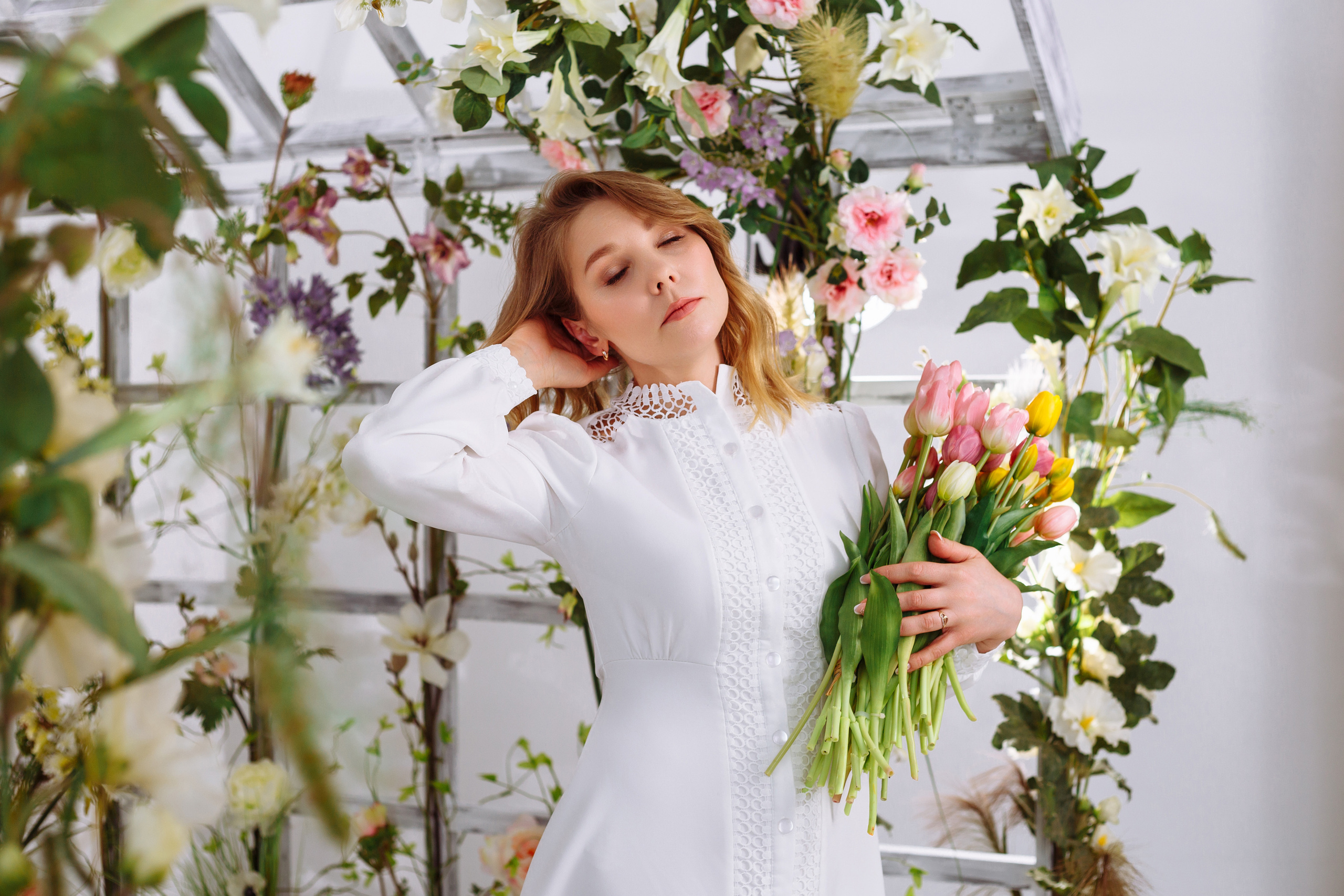 Наталья и Полина (фотодень «Весна»). Фотограф новорожденных Тверь Диана Муляева