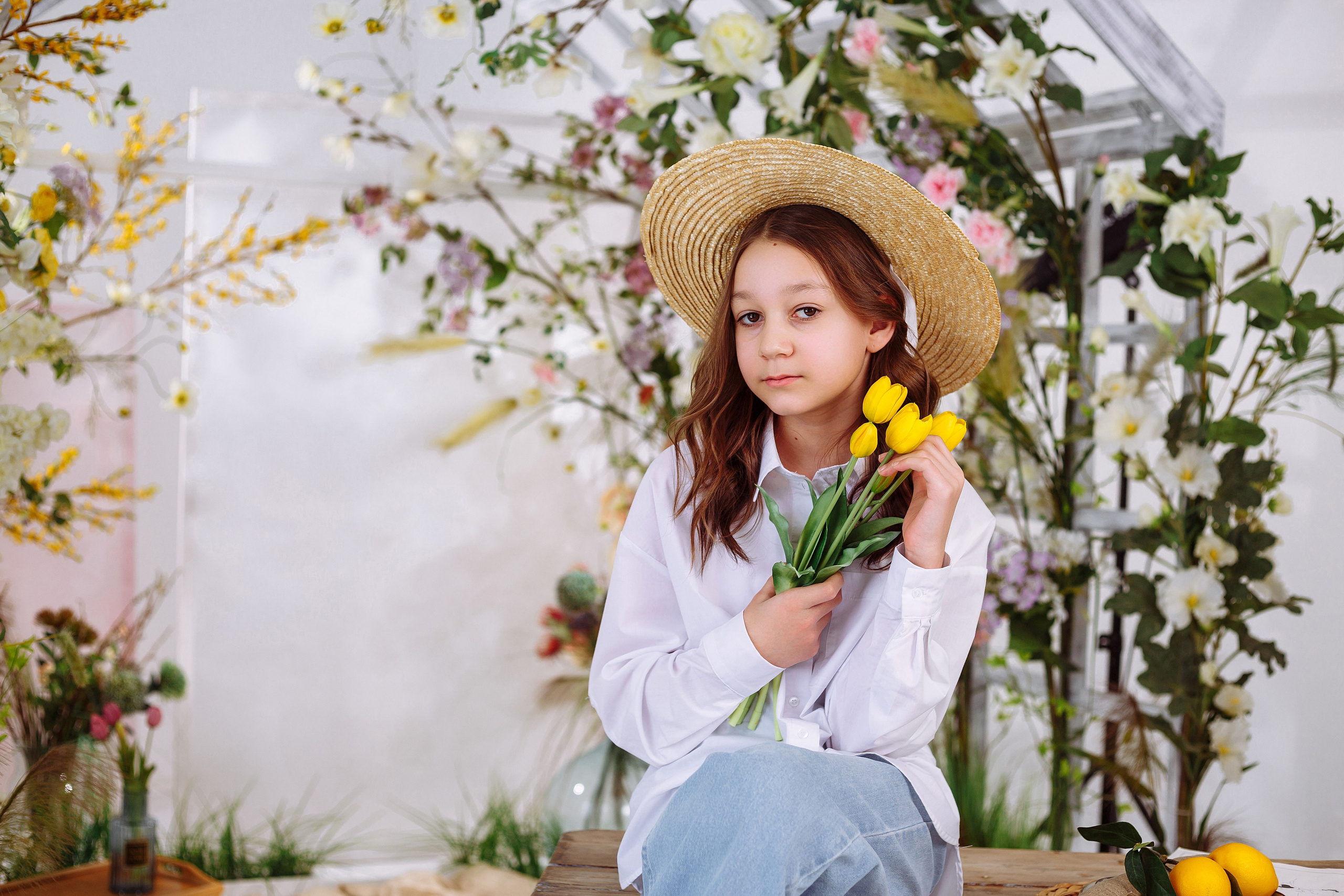Екатерина и Варя (фотодень «Весна»). Фотограф новорожденных Тверь Диана Муляева