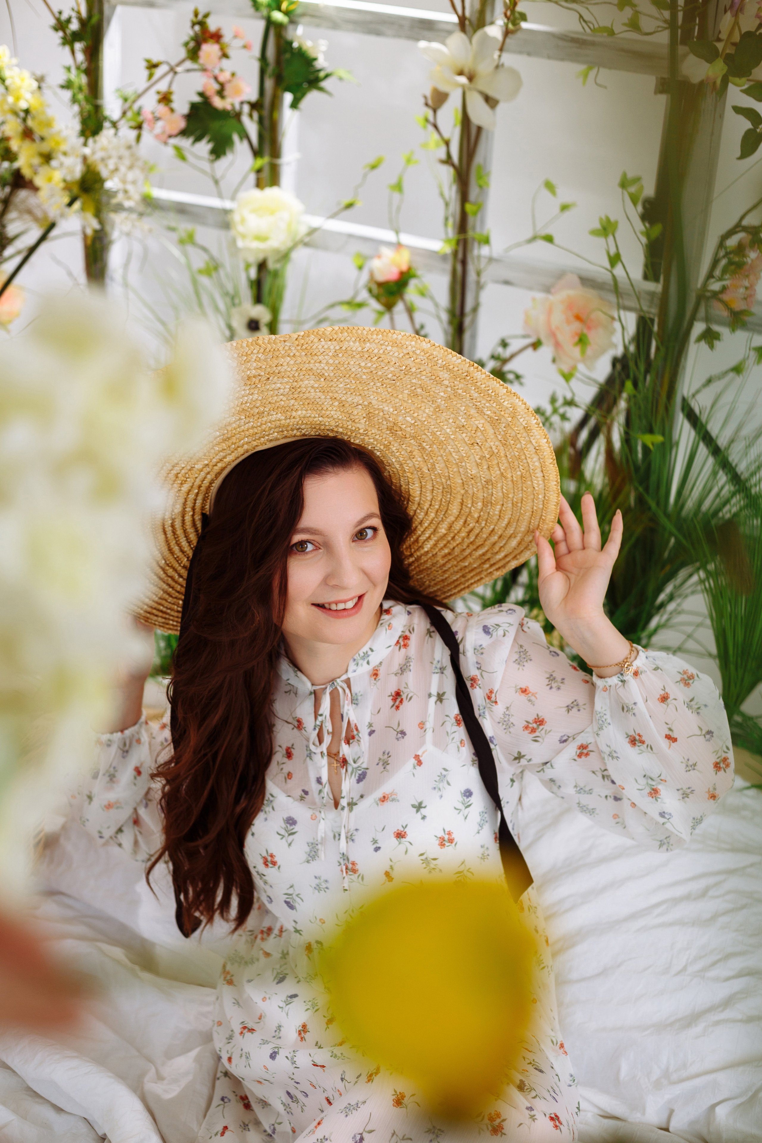 Элина (фотодень «Весна»). Фотограф новорожденных Тверь Диана Муляева