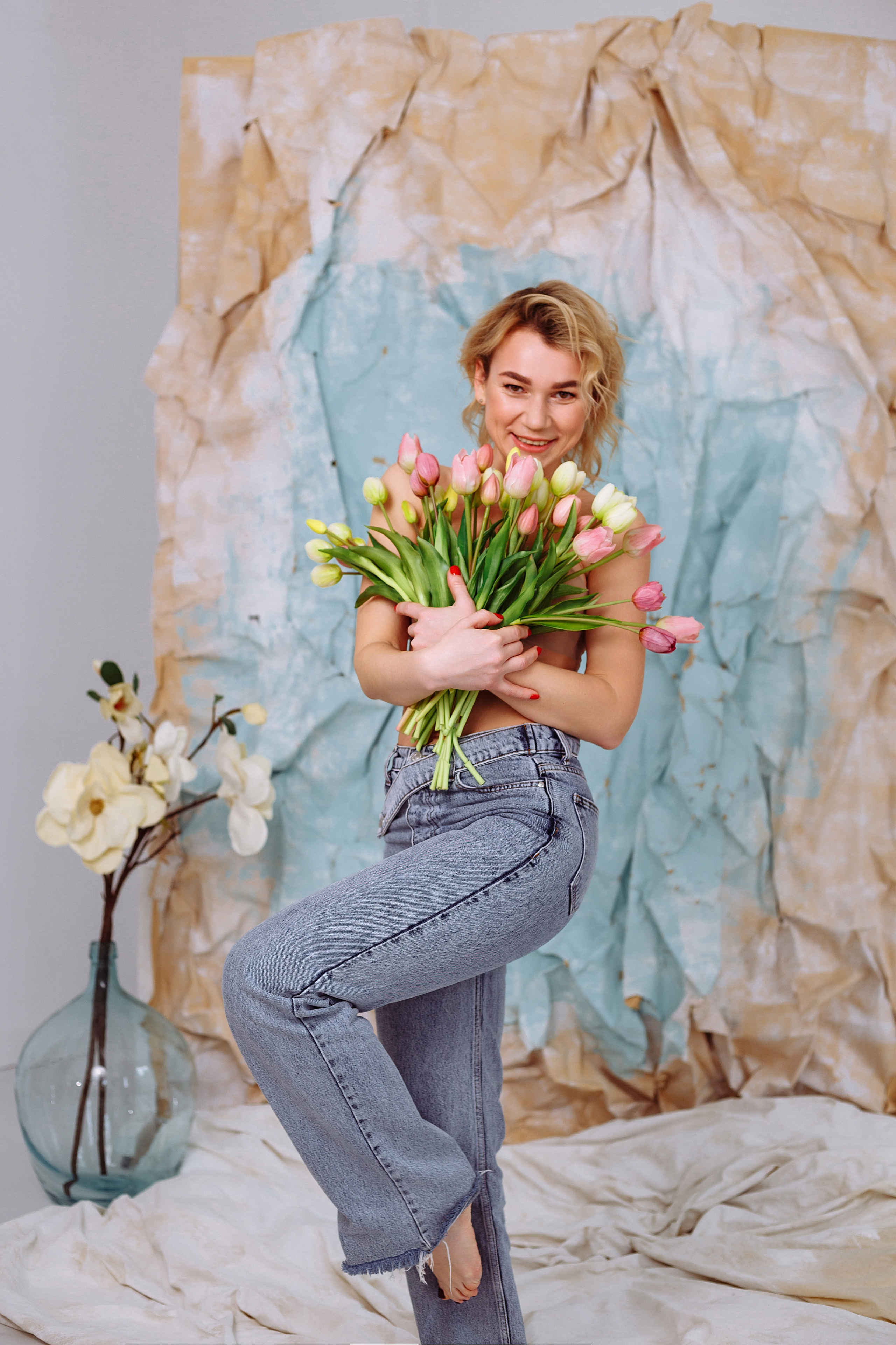 Екатерина и Варя (фотодень «Весна»). Фотограф новорожденных Тверь Диана Муляева