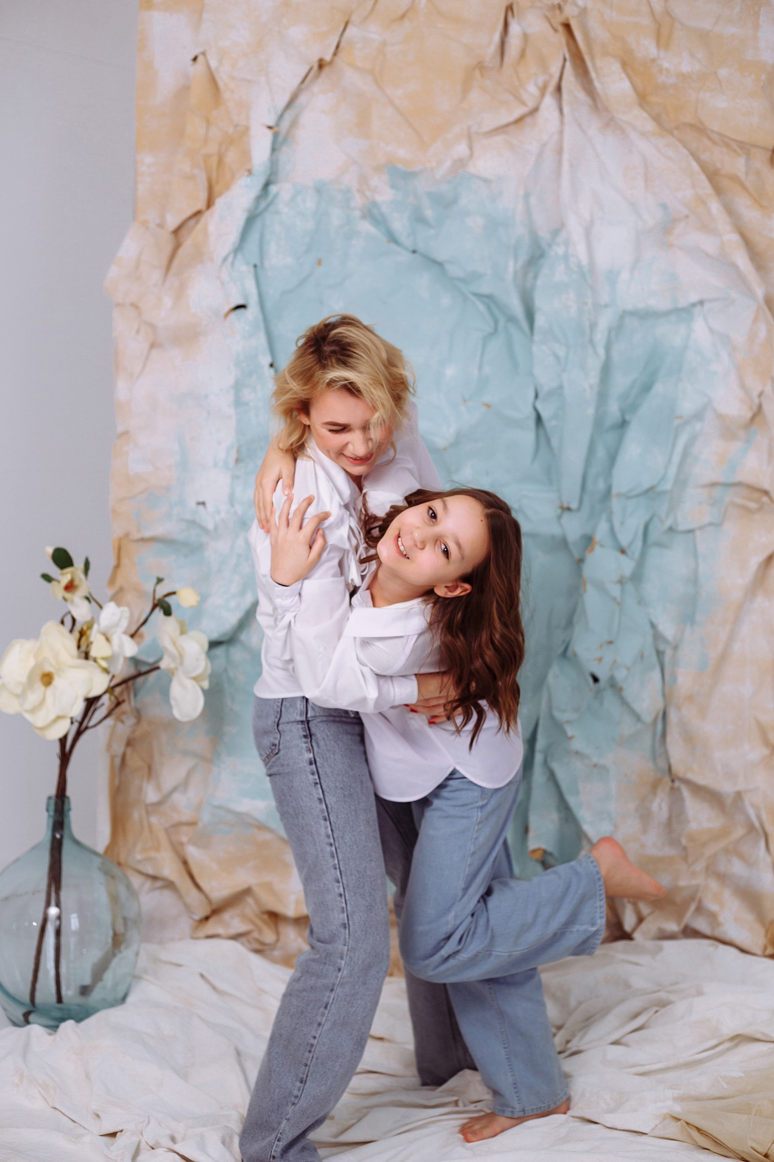 Екатерина и Варя (фотодень «Весна»). Фотограф новорожденных Тверь Диана Муляева