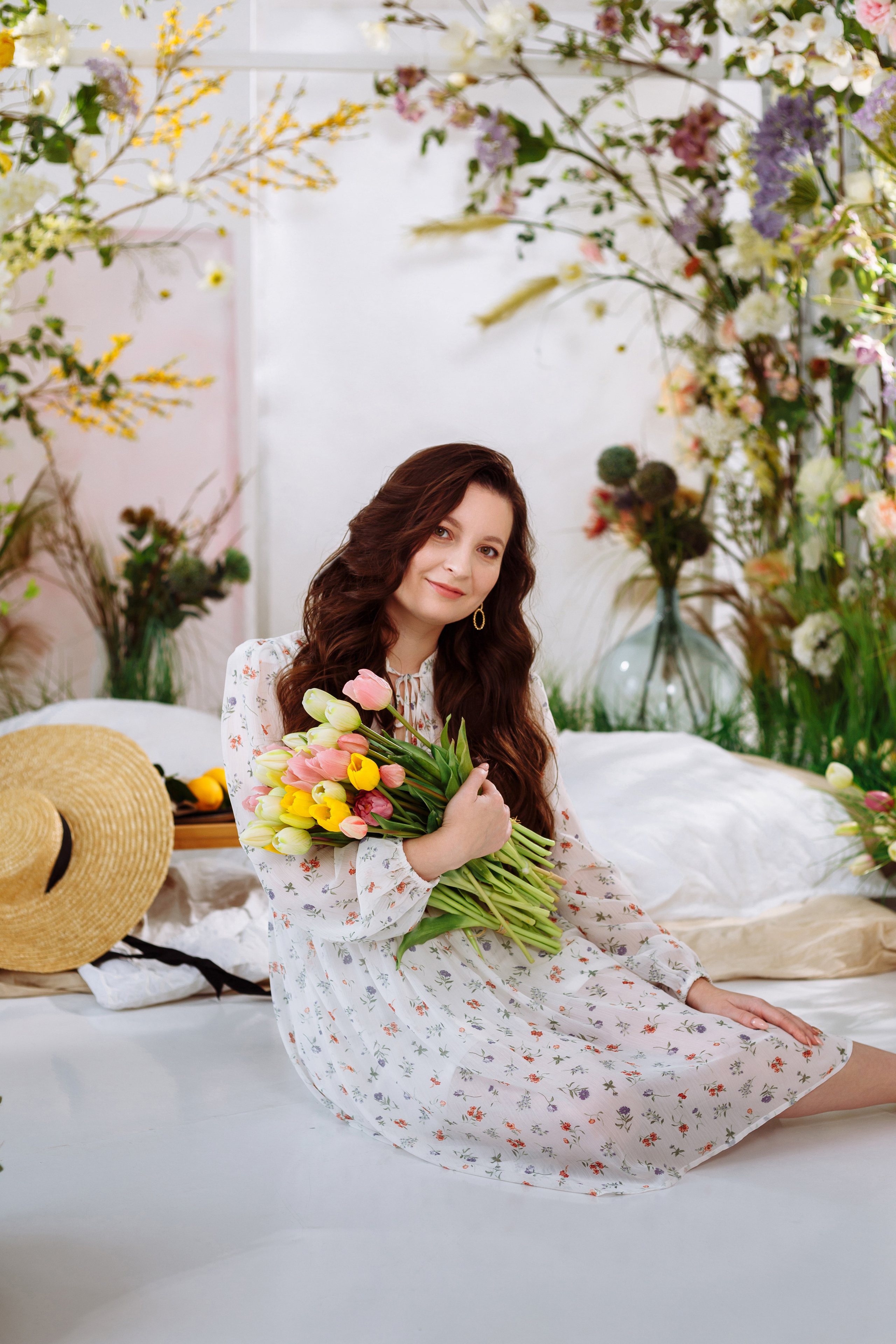 Элина (фотодень «Весна»). Фотограф новорожденных Тверь Диана Муляева