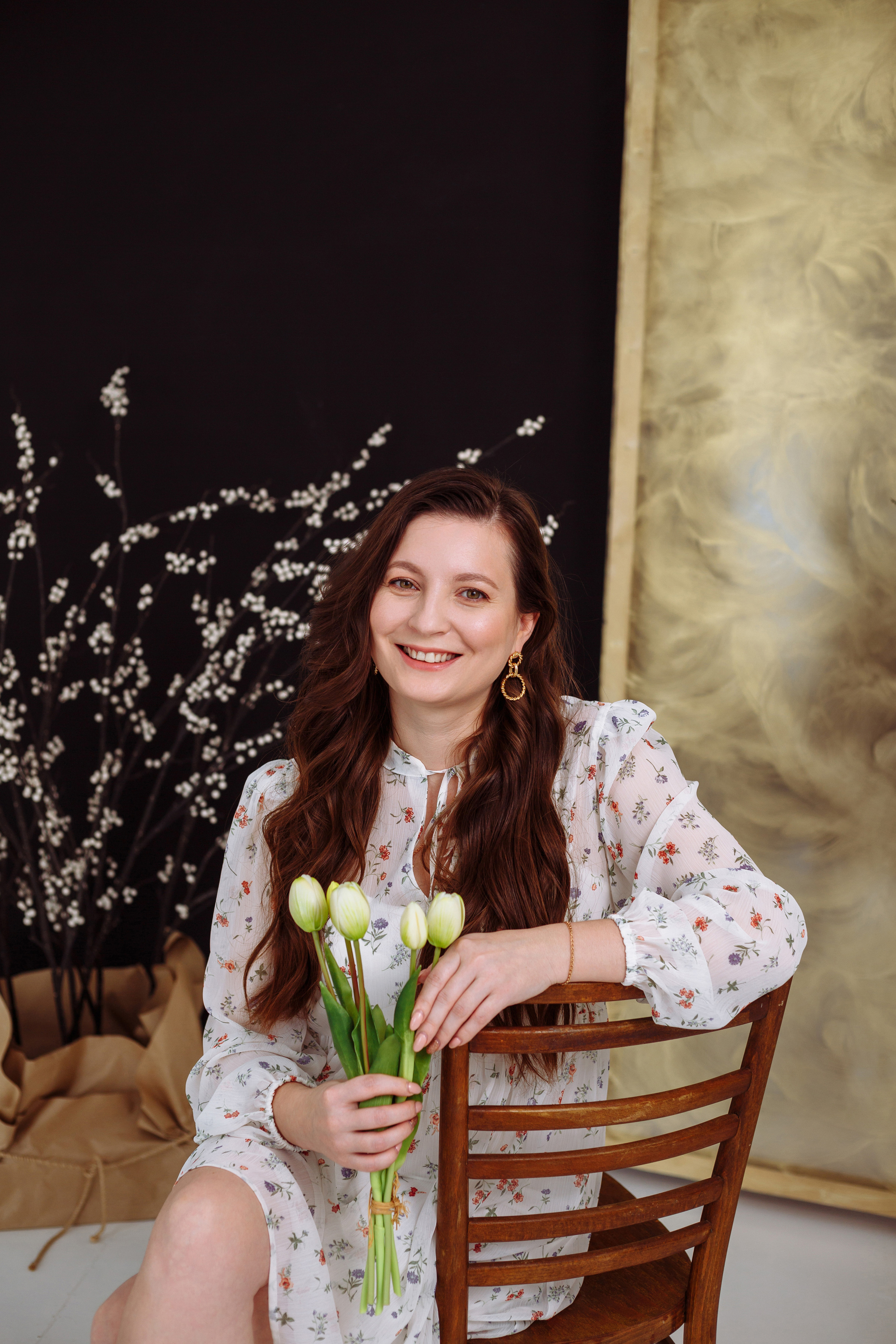 Элина (фотодень «Весна»). Фотограф новорожденных Тверь Диана Муляева