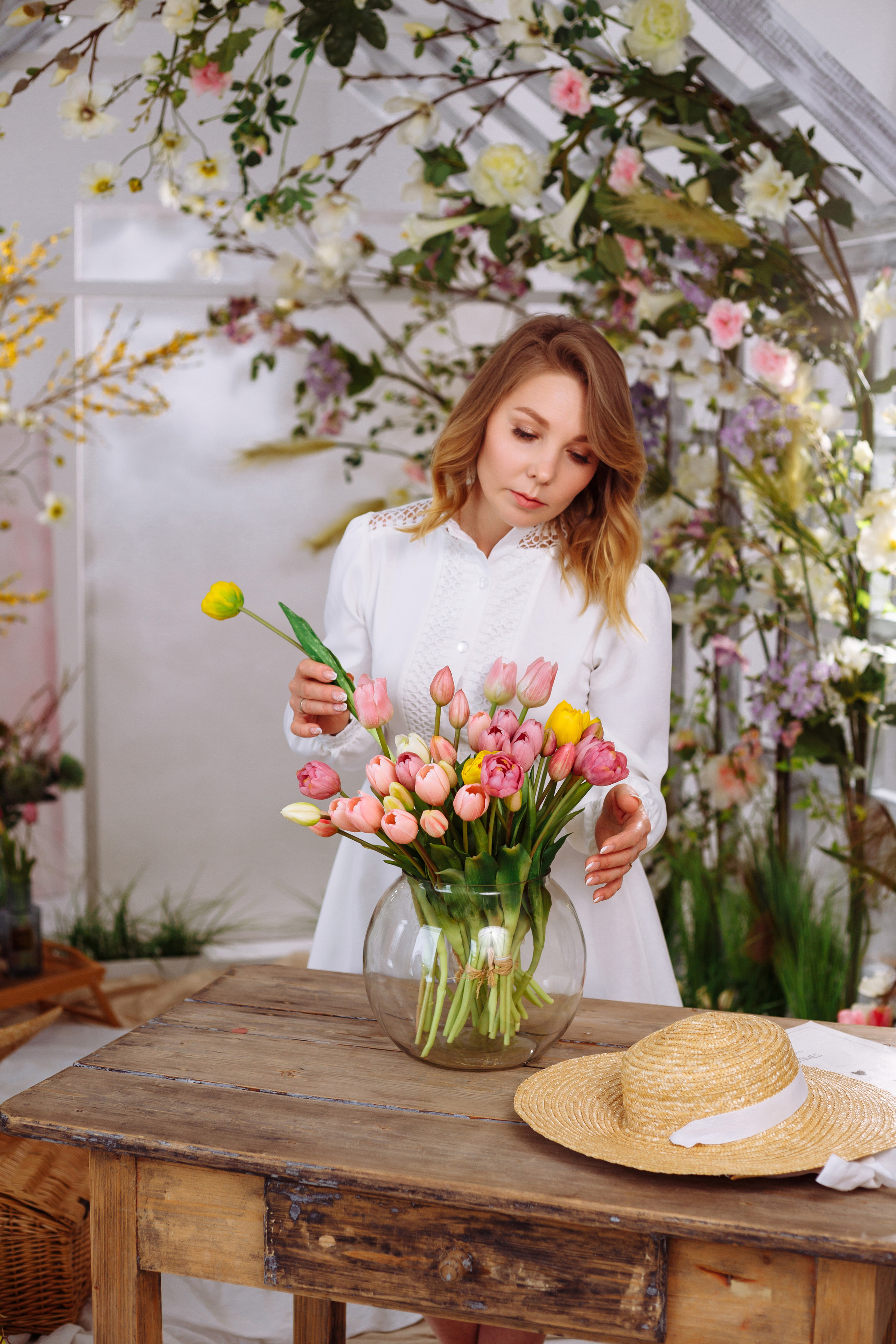 Наталья и Полина (фотодень «Весна»). Фотограф новорожденных Тверь Диана Муляева