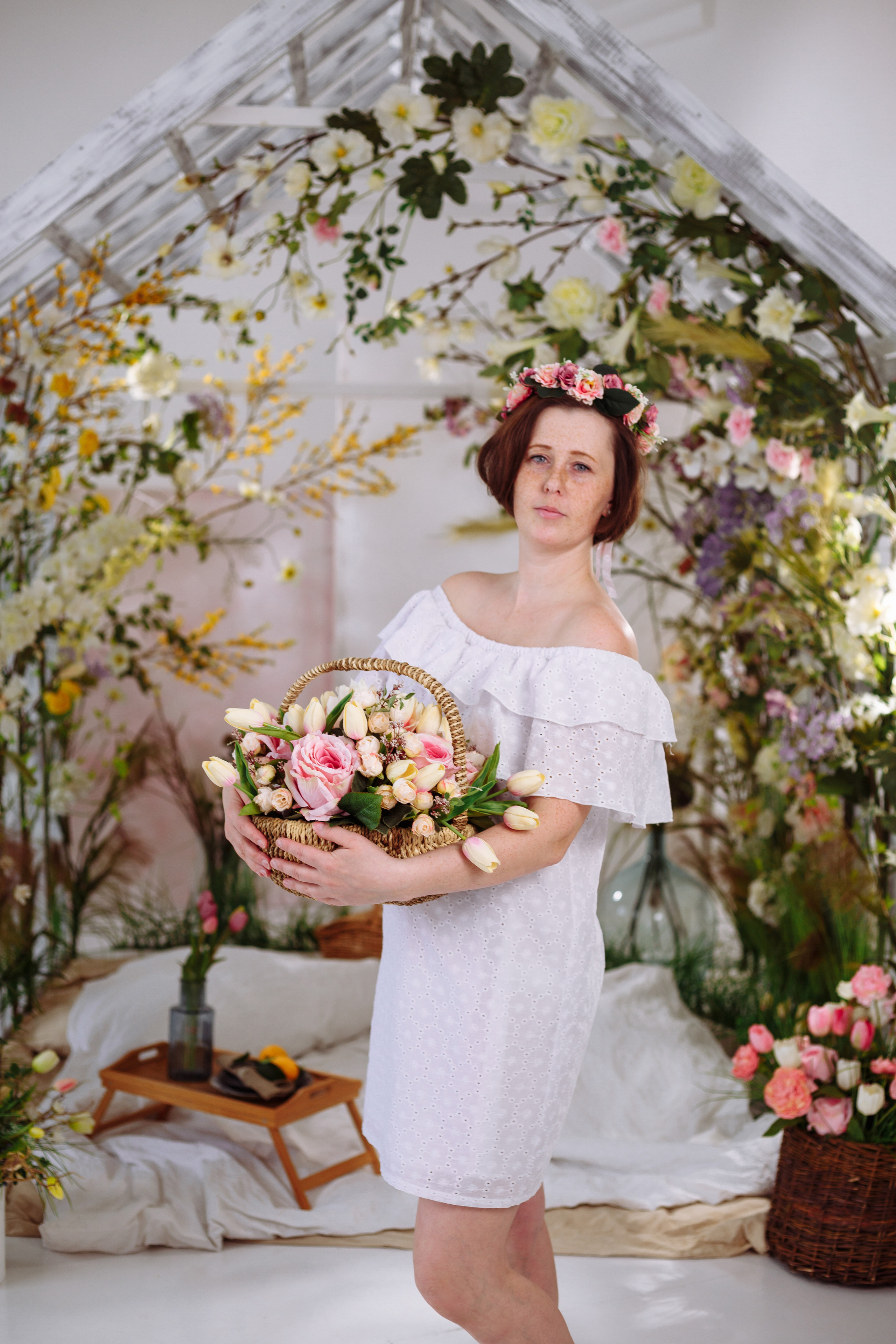 Люба и Катя (фотодень «Весна»). Фотограф новорожденных Тверь Диана Муляева