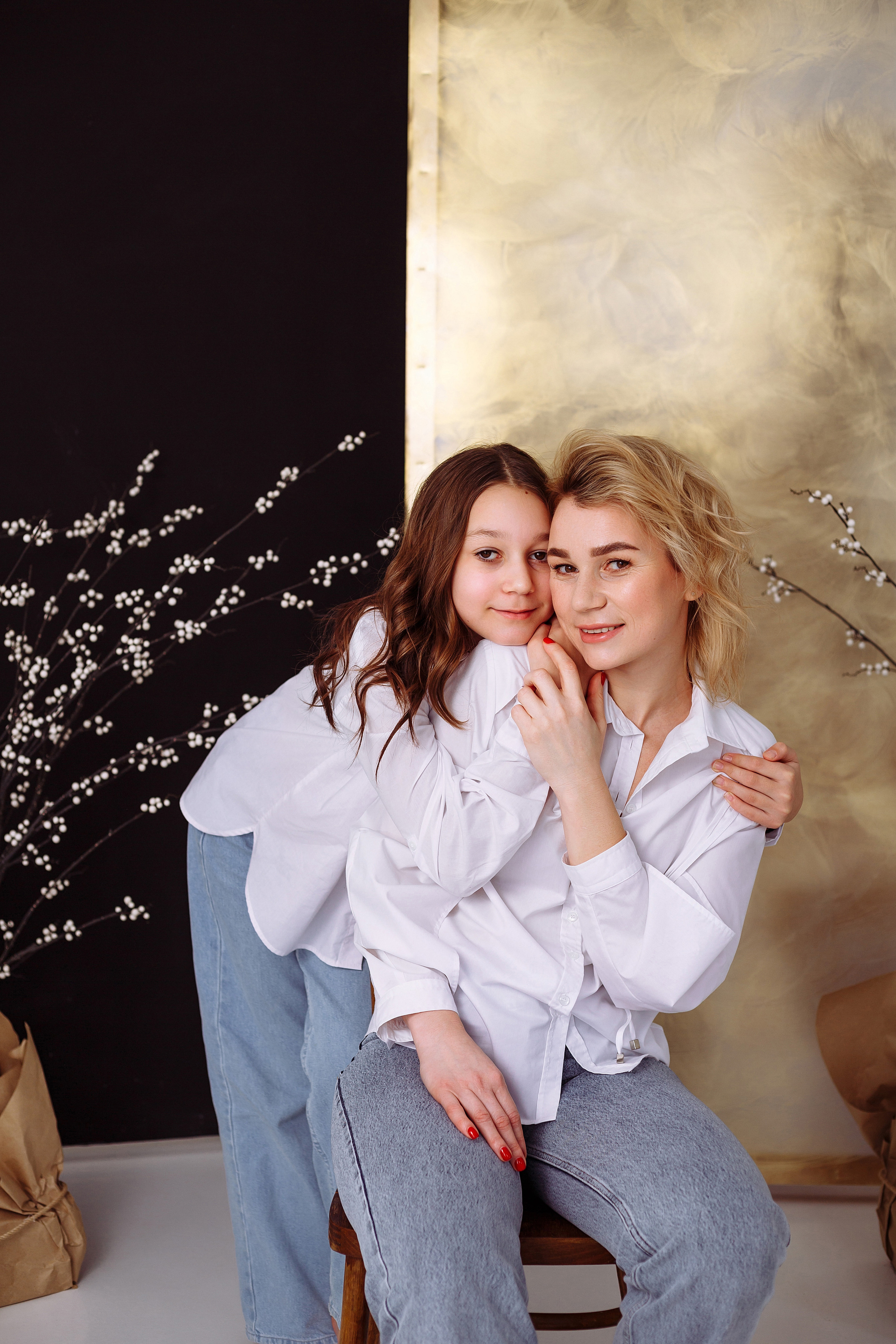 Екатерина и Варя (фотодень «Весна»). Фотограф новорожденных Тверь Диана Муляева