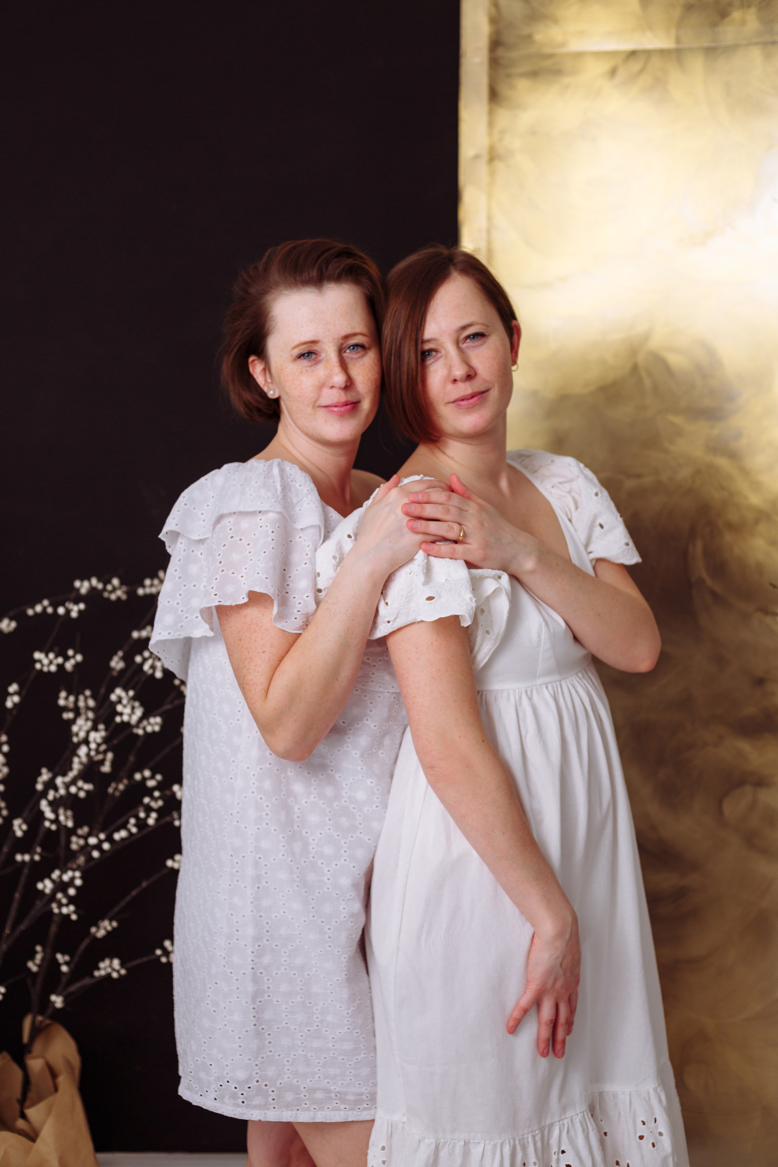 Люба и Катя (фотодень «Весна»). Фотограф новорожденных Тверь Диана Муляева