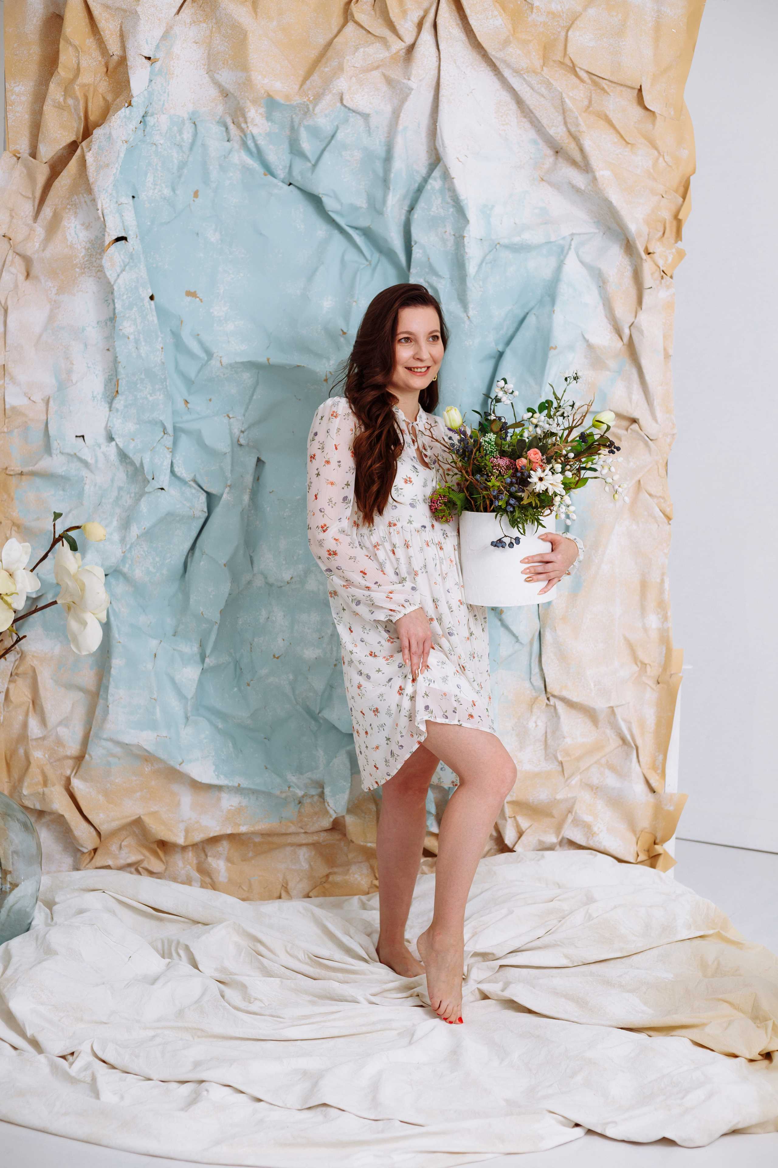 Элина (фотодень «Весна»). Фотограф новорожденных Тверь Диана Муляева