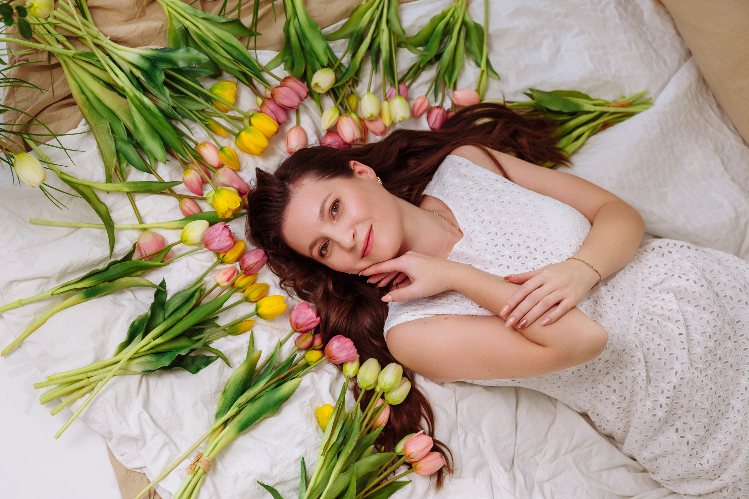 Элина (фотодень «Весна»). Фотограф новорожденных Тверь Диана Муляева