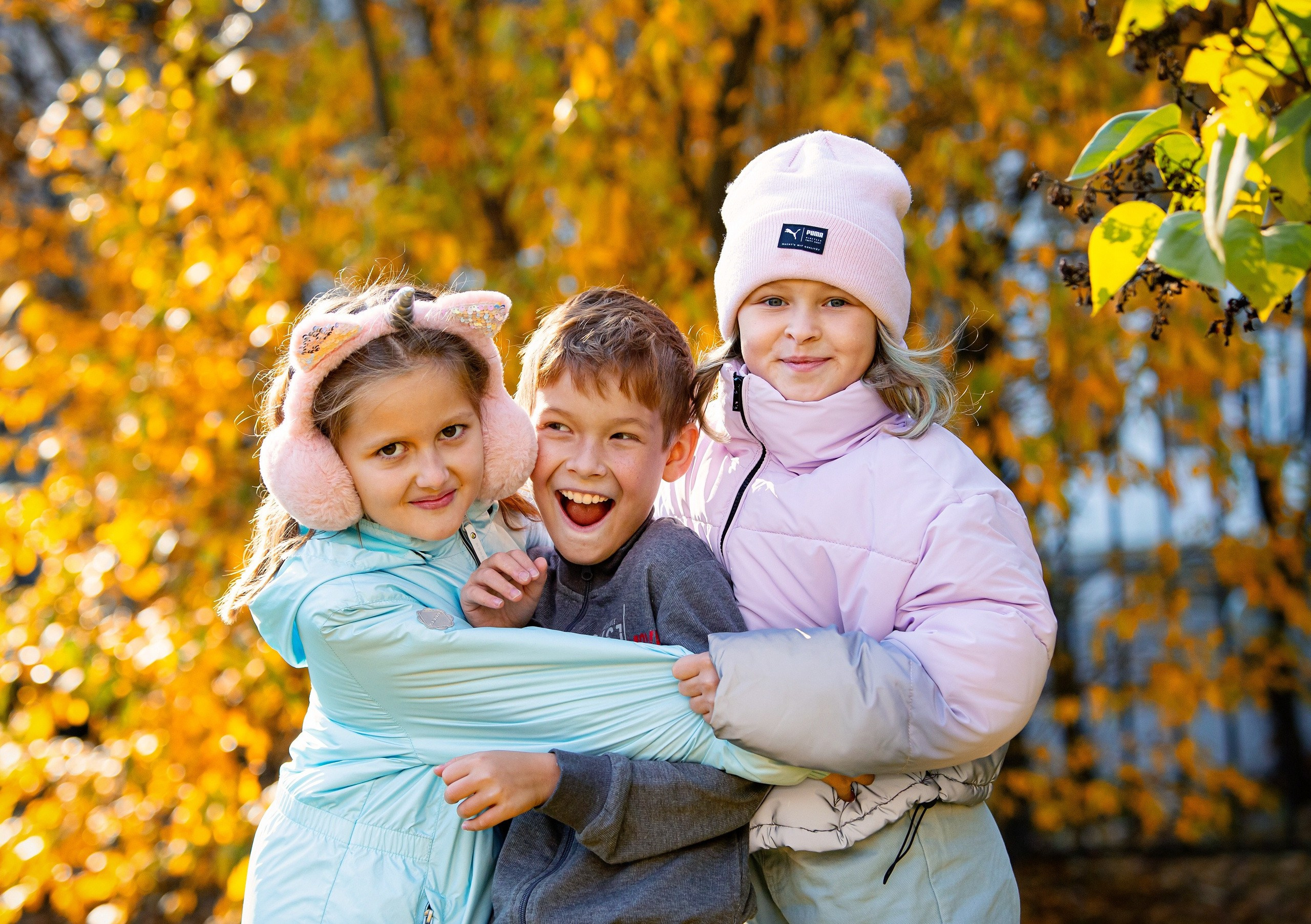 Осень. Начальная школа. Свадебный, семейный, детский фотограф в Санкт-Петербурге