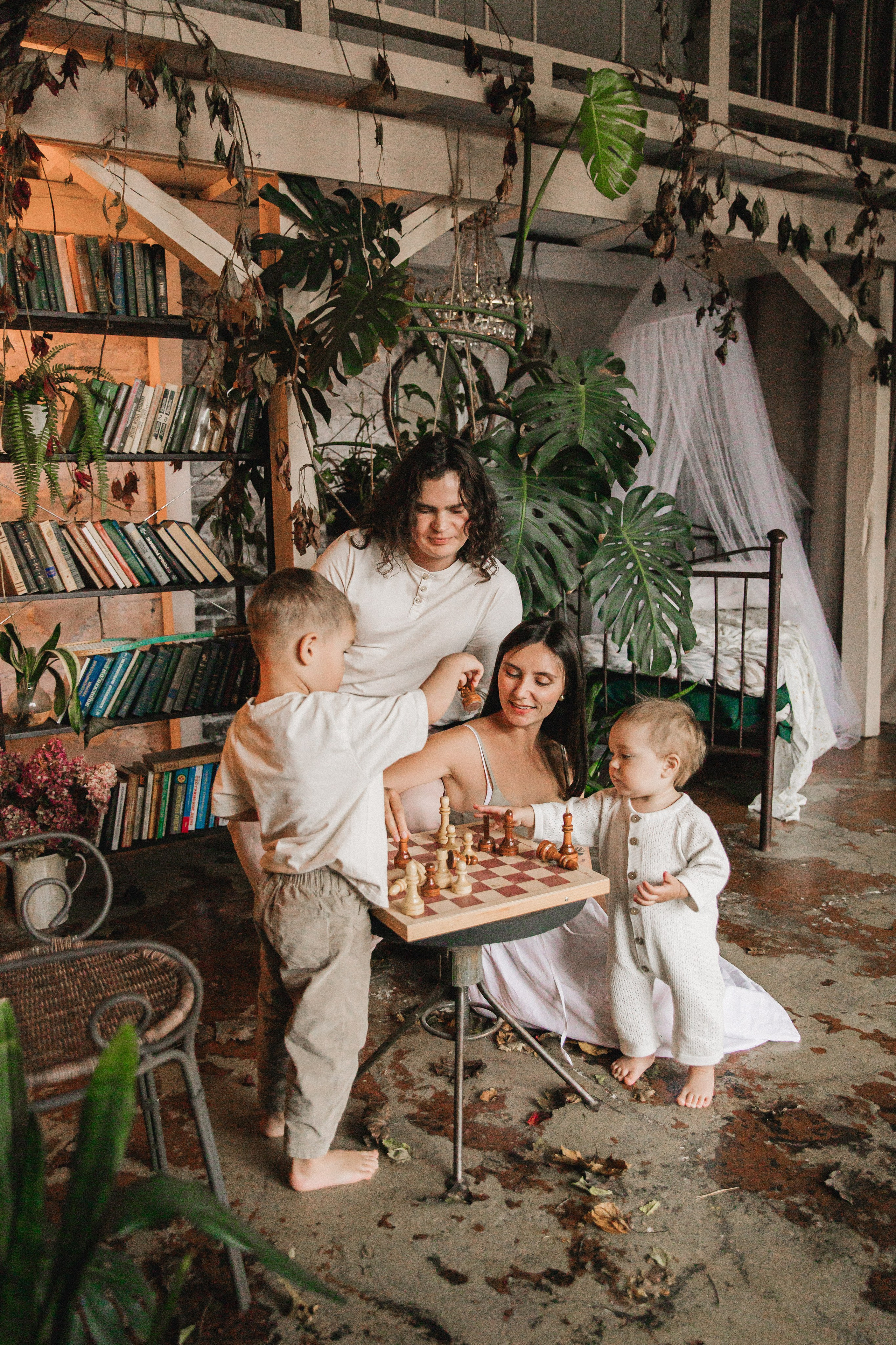 Анна, Григорий и детки. Фотограф Анастасия Петрова