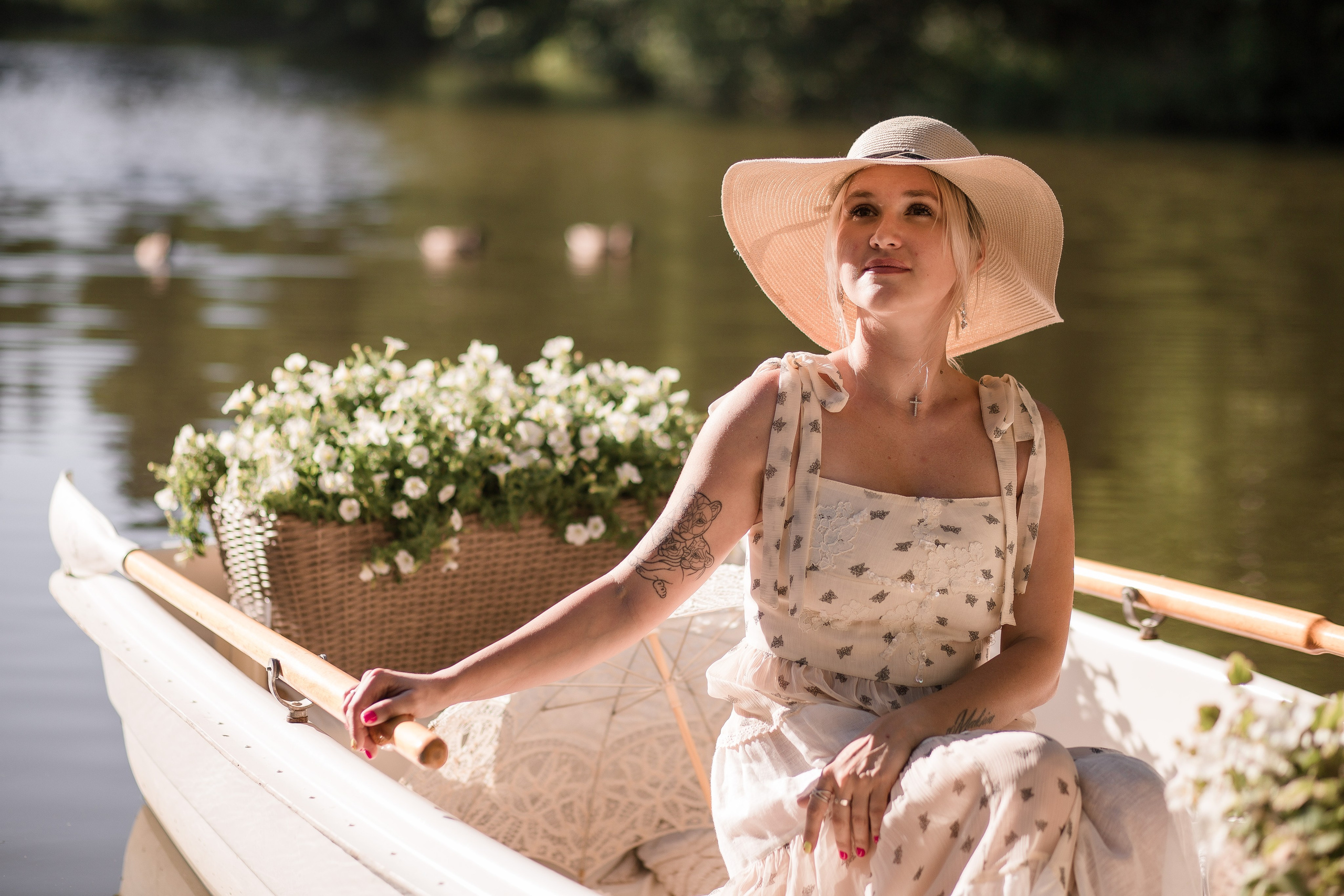 В лодке с цветами. Детский и семейный фотограф, Катерина Дементьева. Город Пермь
