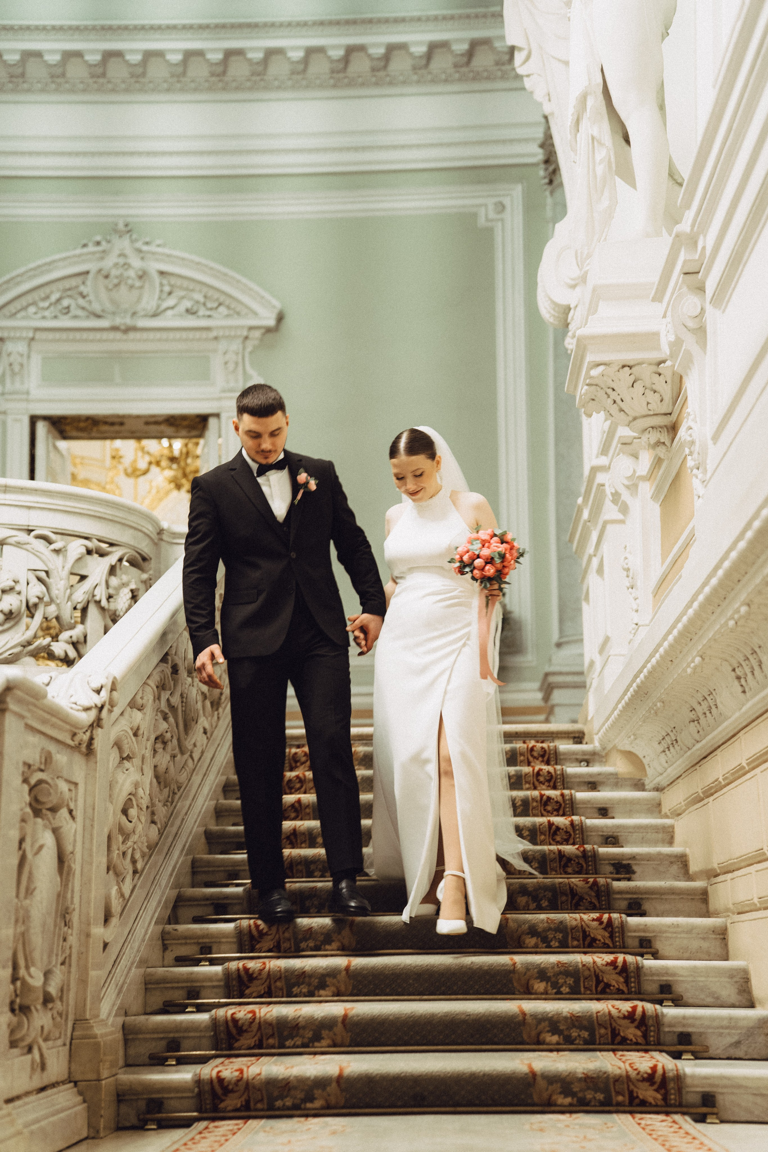 СВАДЕБНАЯ СЬЕМКА В ПЕВОМ ДВОРЦЕ БРАКОСОЧЕТАНИЯ. Профессиональный фотограф, Санкт-Петербург — Виктория Богомолова