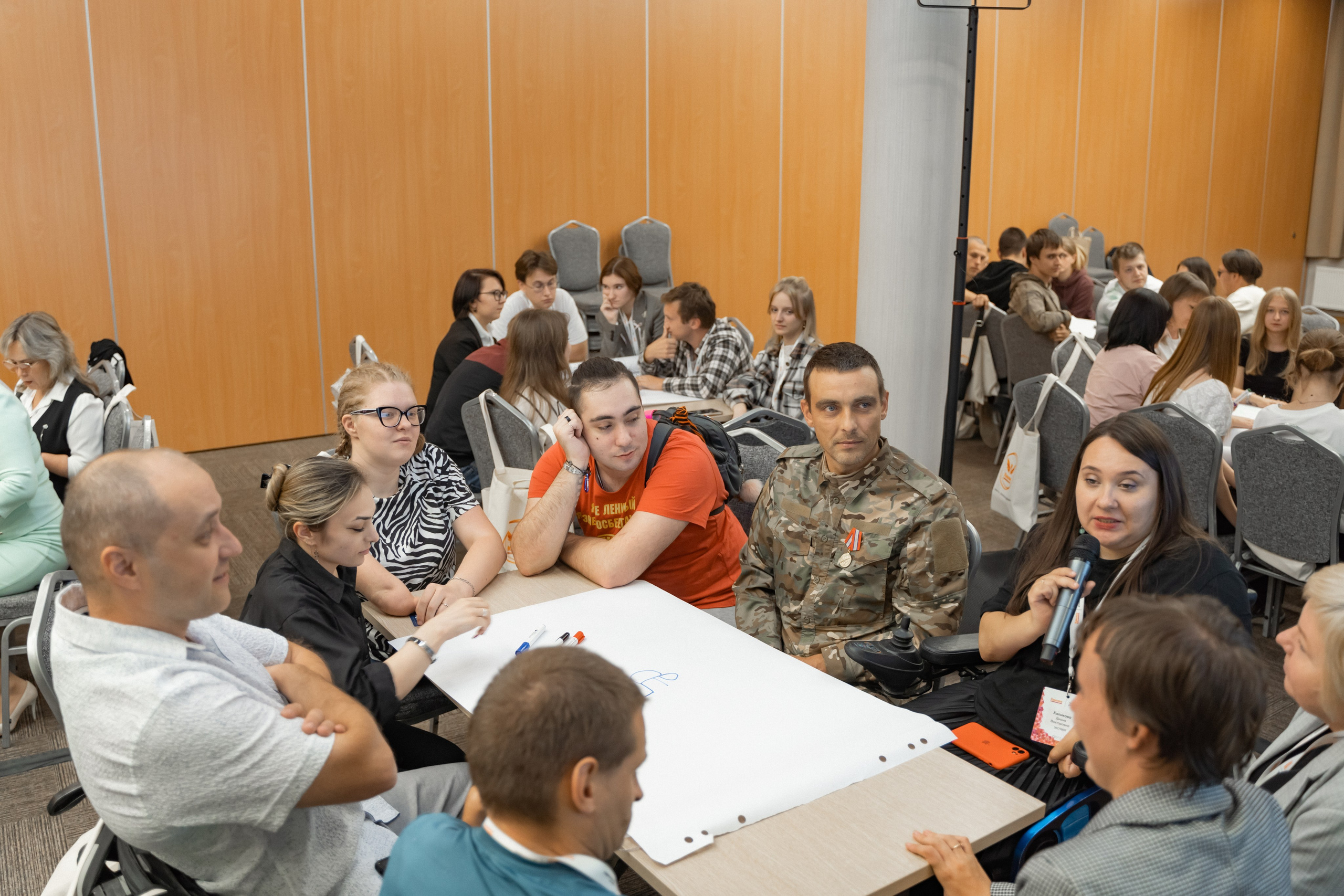 Окружная платформа Всероссийского инклюзивного проекта «Крылья возможностей» 2024. Фотограф Надежда Погребняк | Рязань | Москва