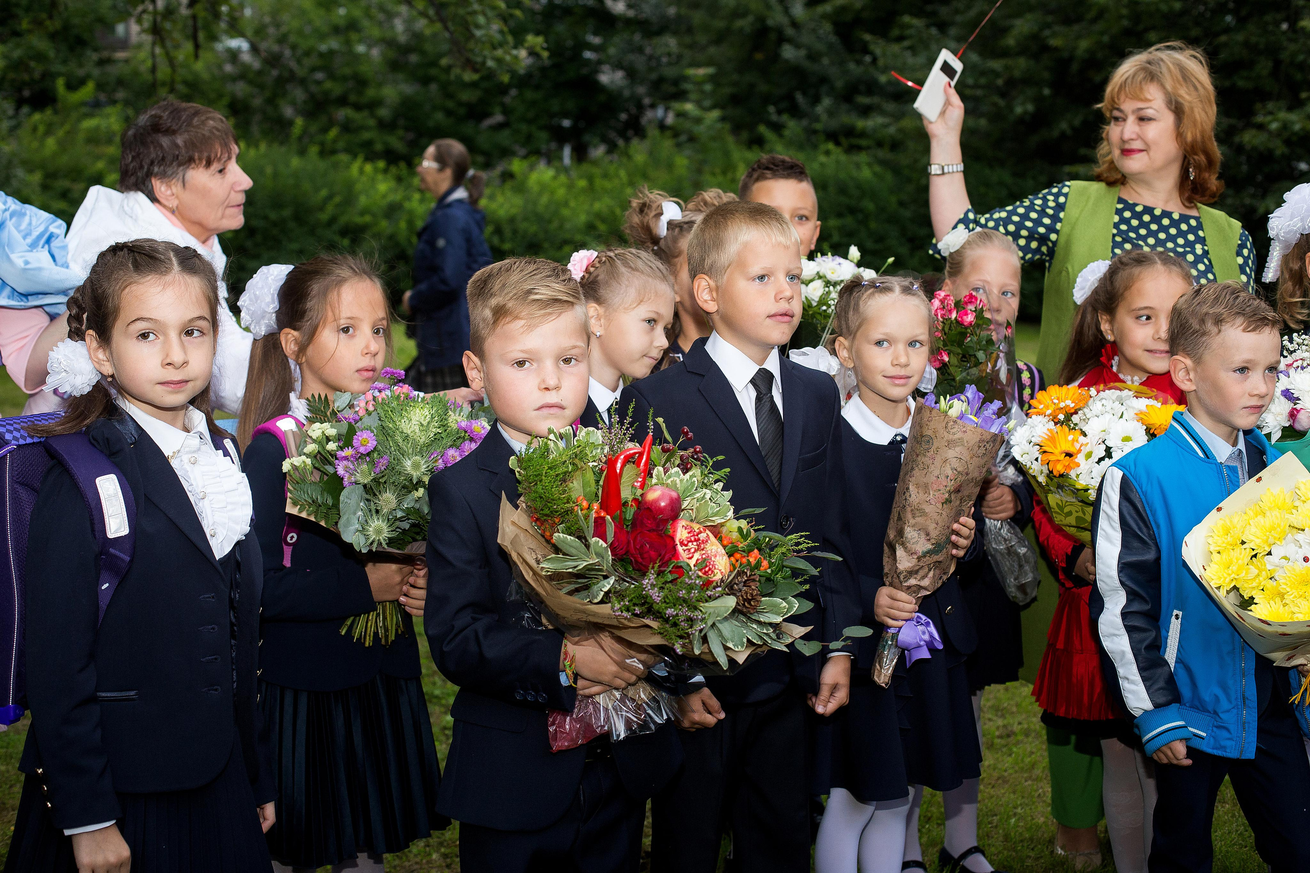 1 сентября в 631 гимназии. Фотограф в Санкт-Петербурге Закута Ольга