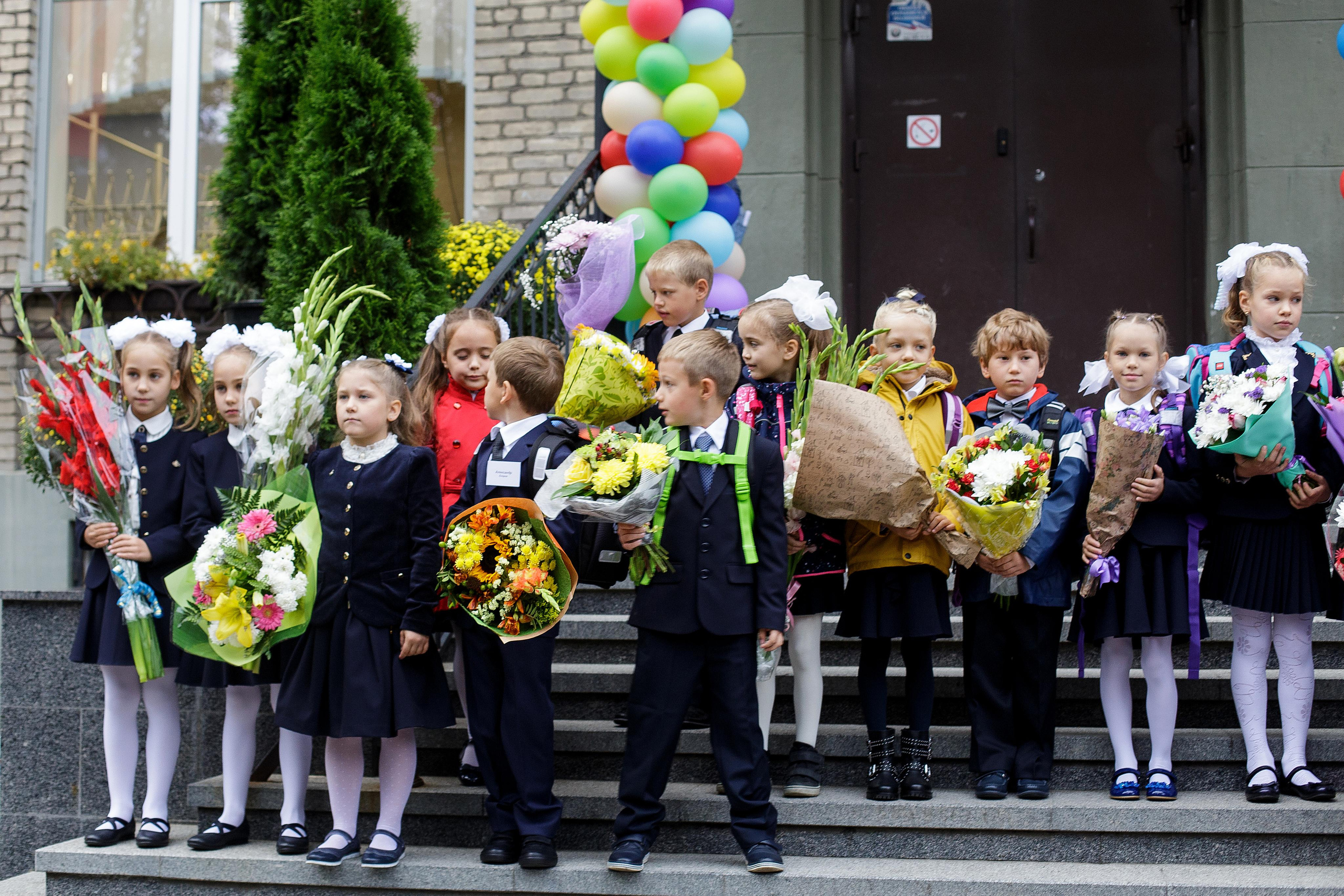 1 сентября в 631 гимназии. Фотограф в Санкт-Петербурге Закута Ольга