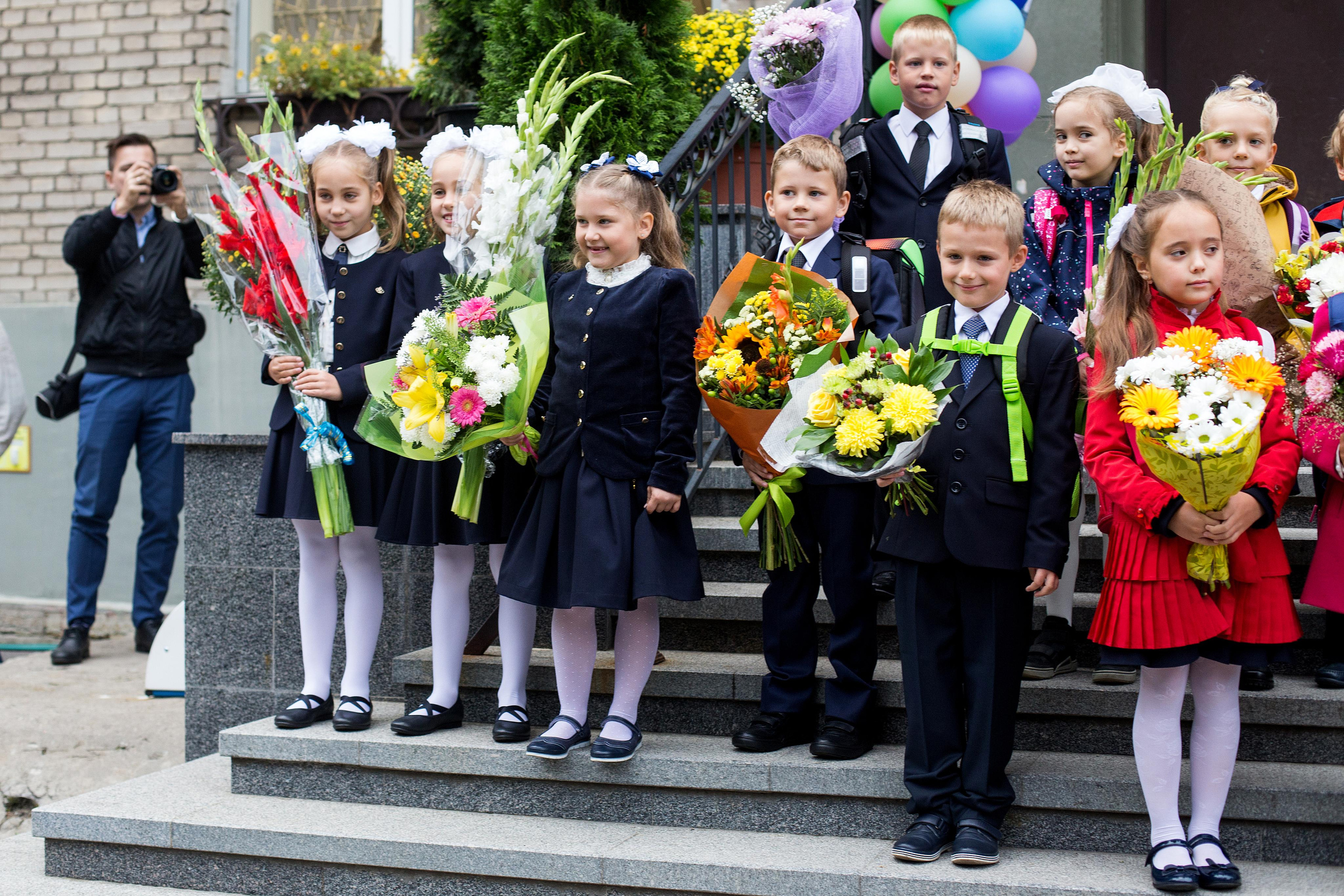 1 сентября в 631 гимназии. Фотограф в Санкт-Петербурге Закута Ольга