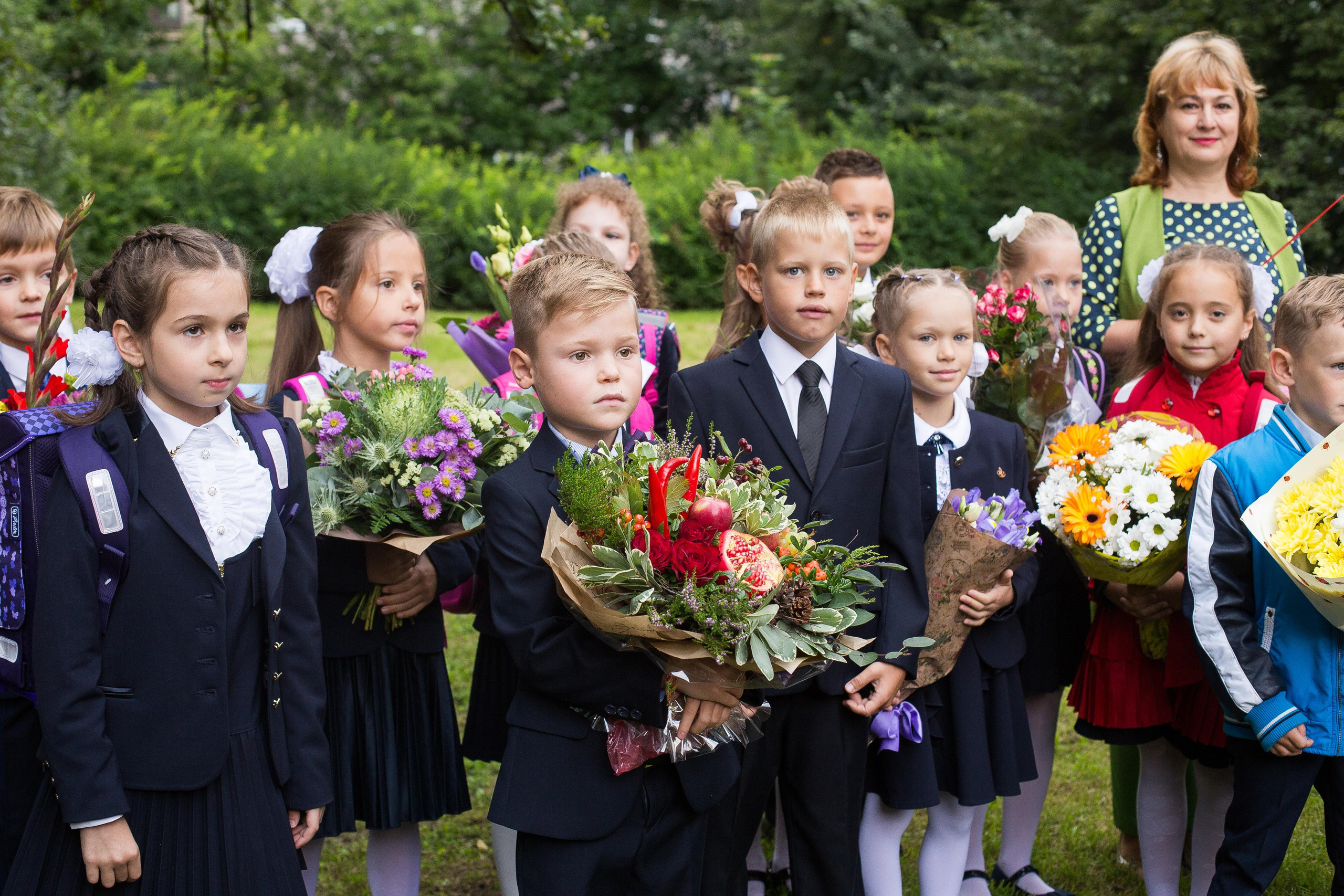 1 сентября в 631 гимназии. Фотограф в Санкт-Петербурге Закута Ольга