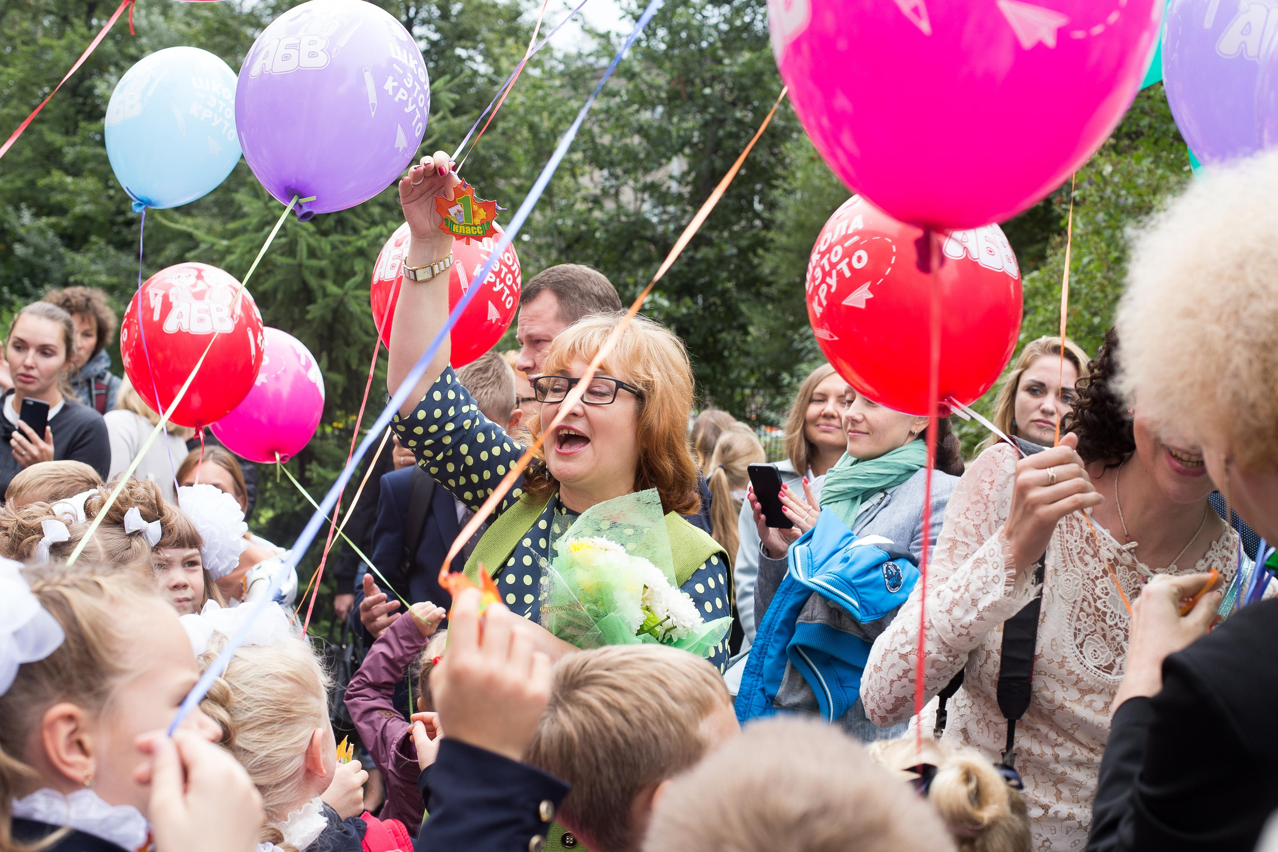 1 сентября в 631 гимназии. Фотограф в Санкт-Петербурге Закута Ольга