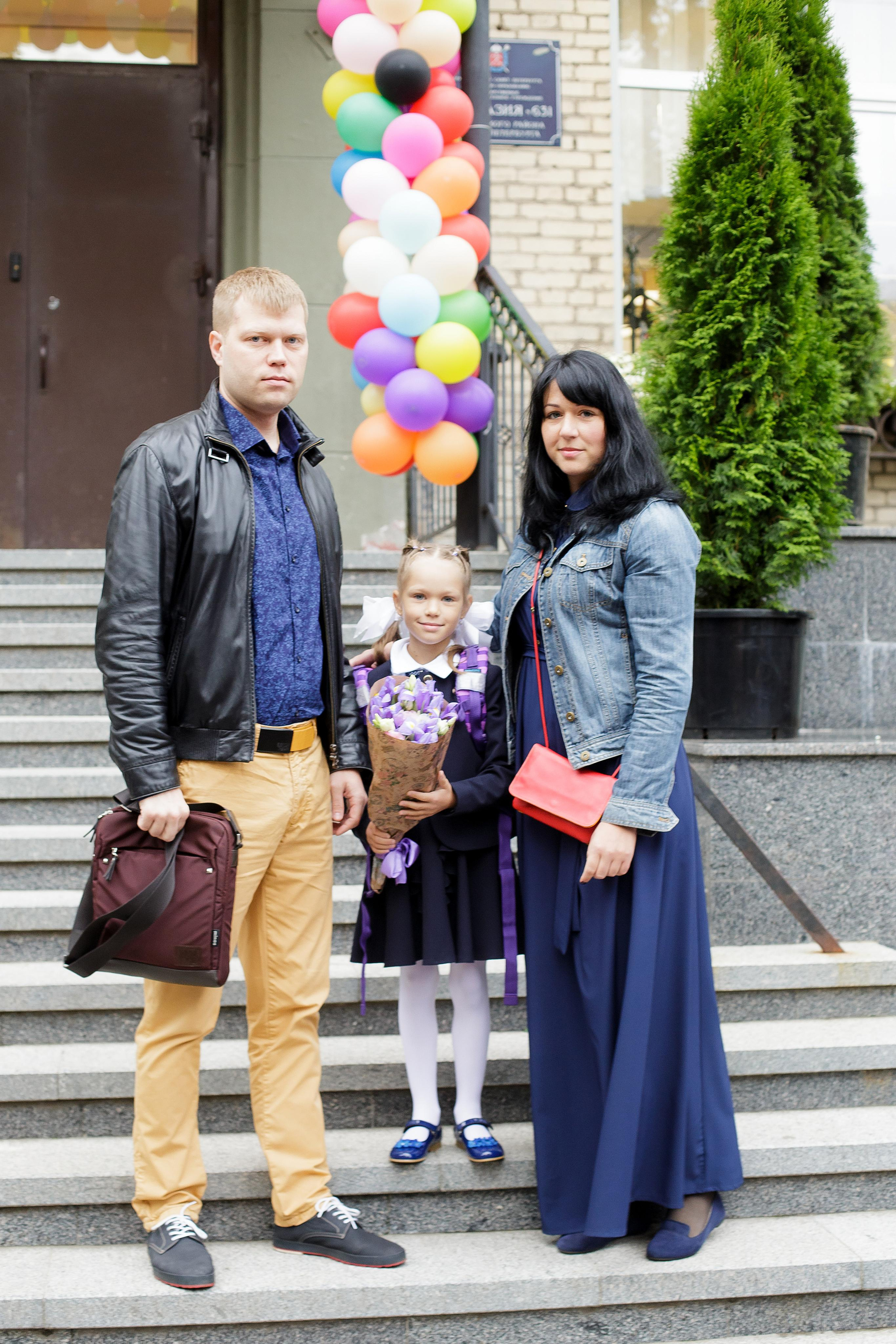 1 сентября в 631 гимназии. Фотограф в Санкт-Петербурге Закута Ольга