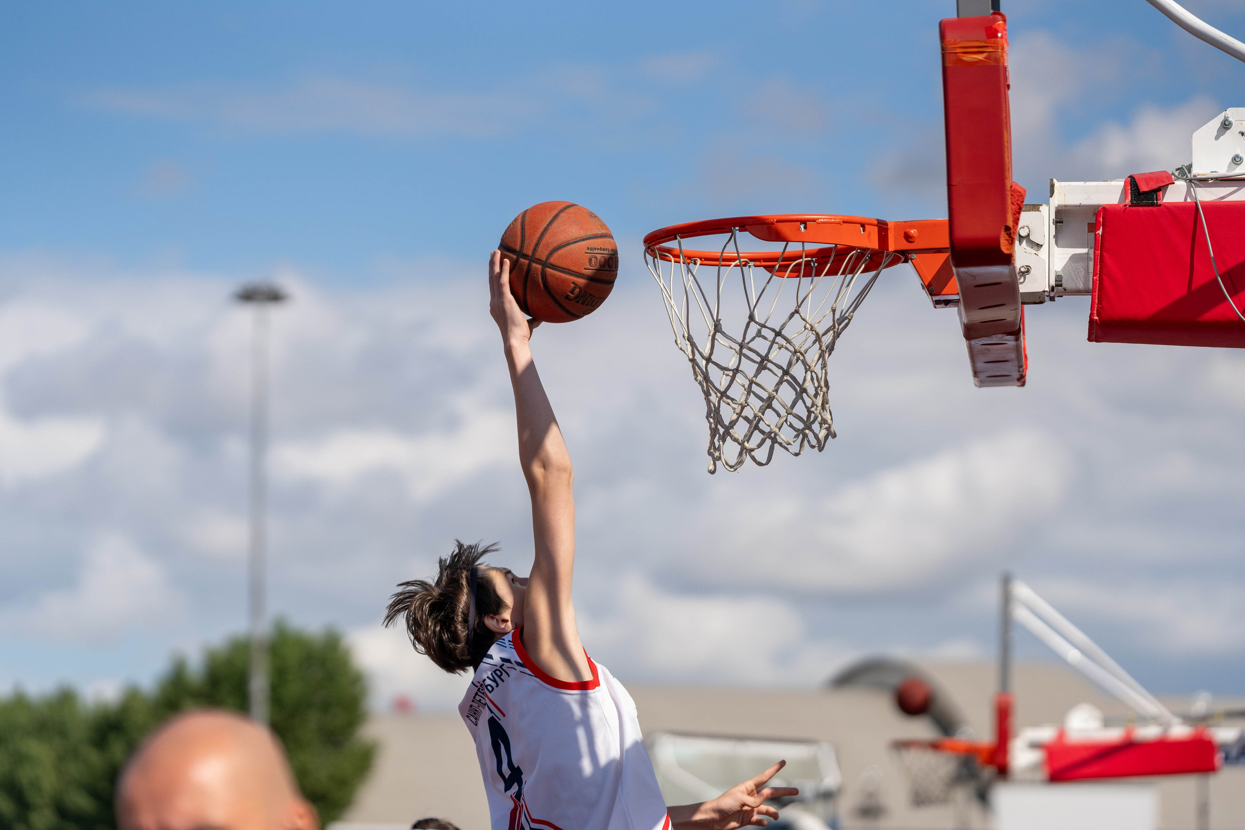 Данк на всероссийском турнире 3×3 «Оранжевый мяч» в Санкт-Петербурге, спортивный фотограф