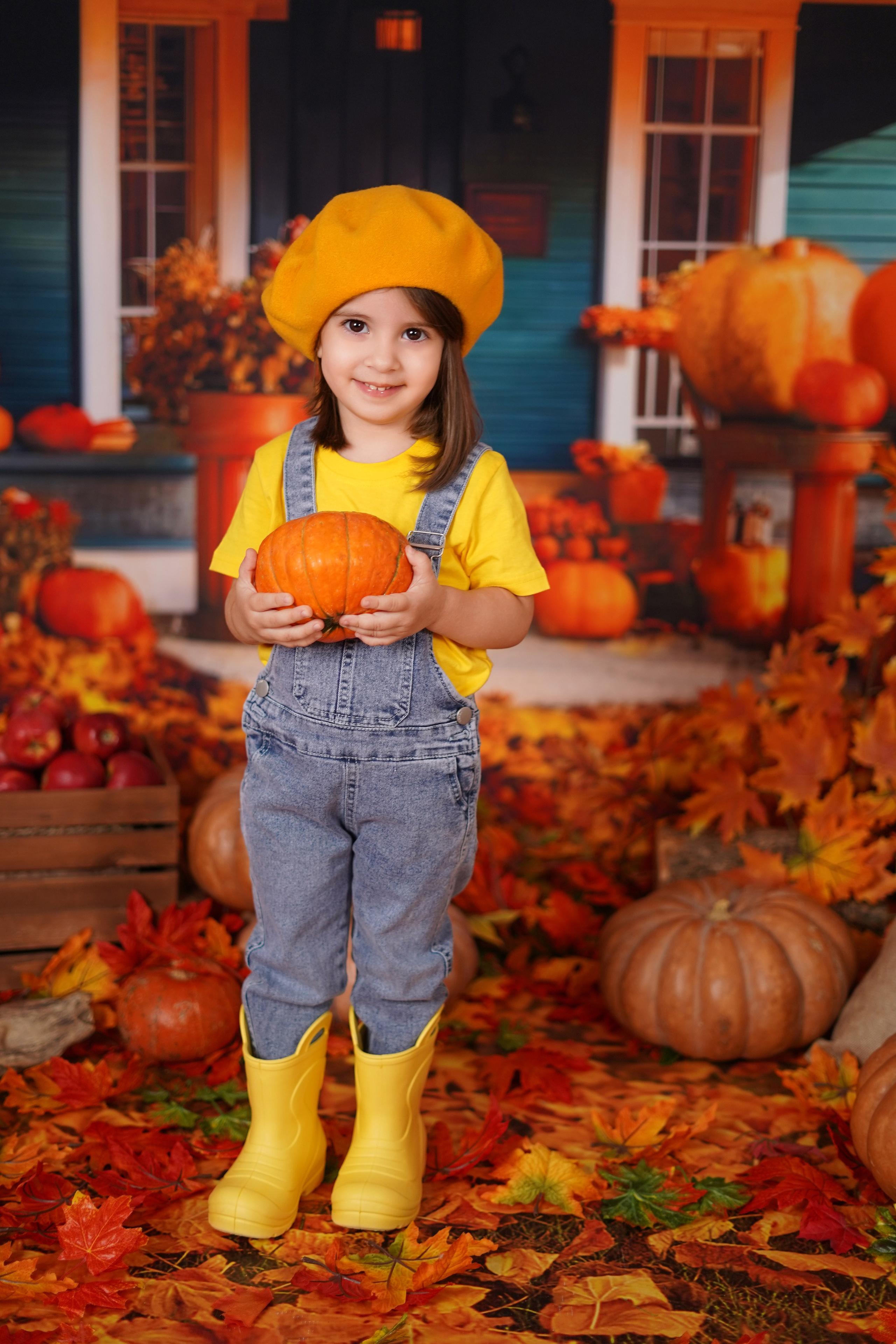Осенний фотодень в студии Антураж. Детский семейный фотограф Краснодар