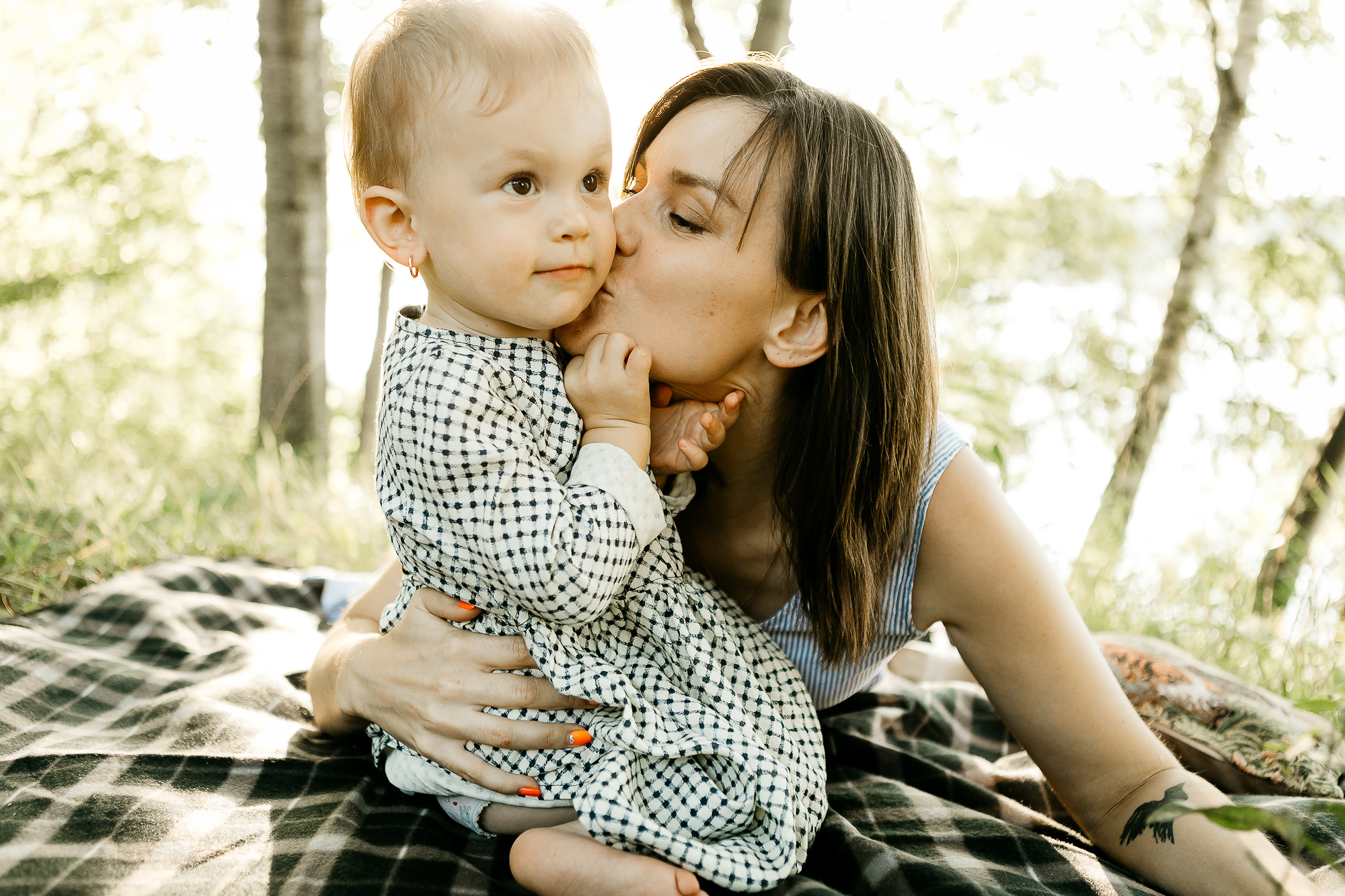 Семейная фотосессия — прогулка в парке. Семейный фотограф Маша Тимофеева | Москва