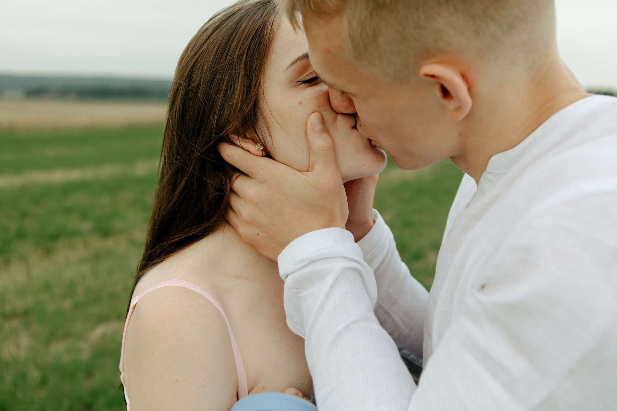 Семейная фотосессия в поле. Семейный фотограф Маша Тимофеева | Москва