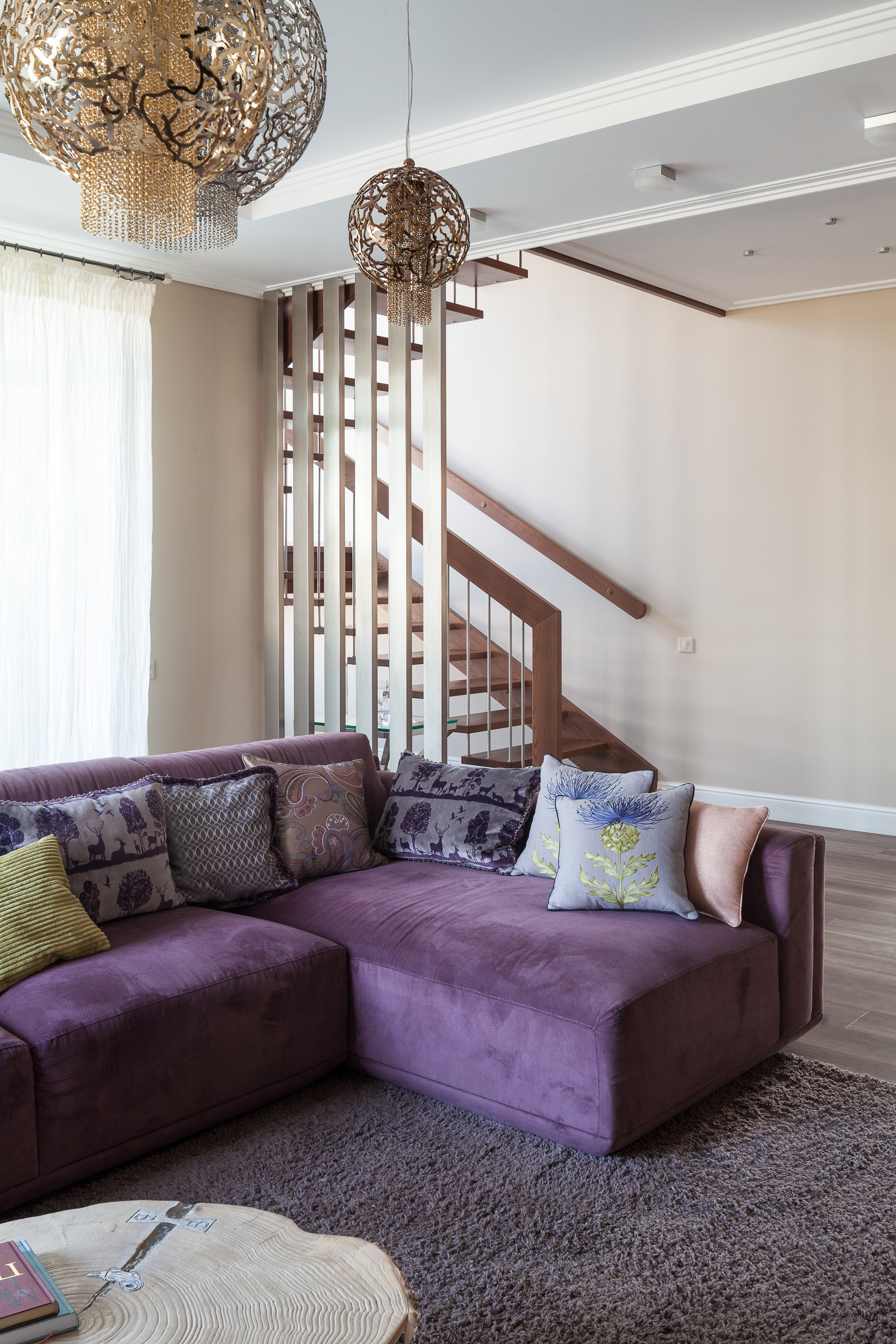 A сouple and Franc. Interior designer Nataliia Iksanova