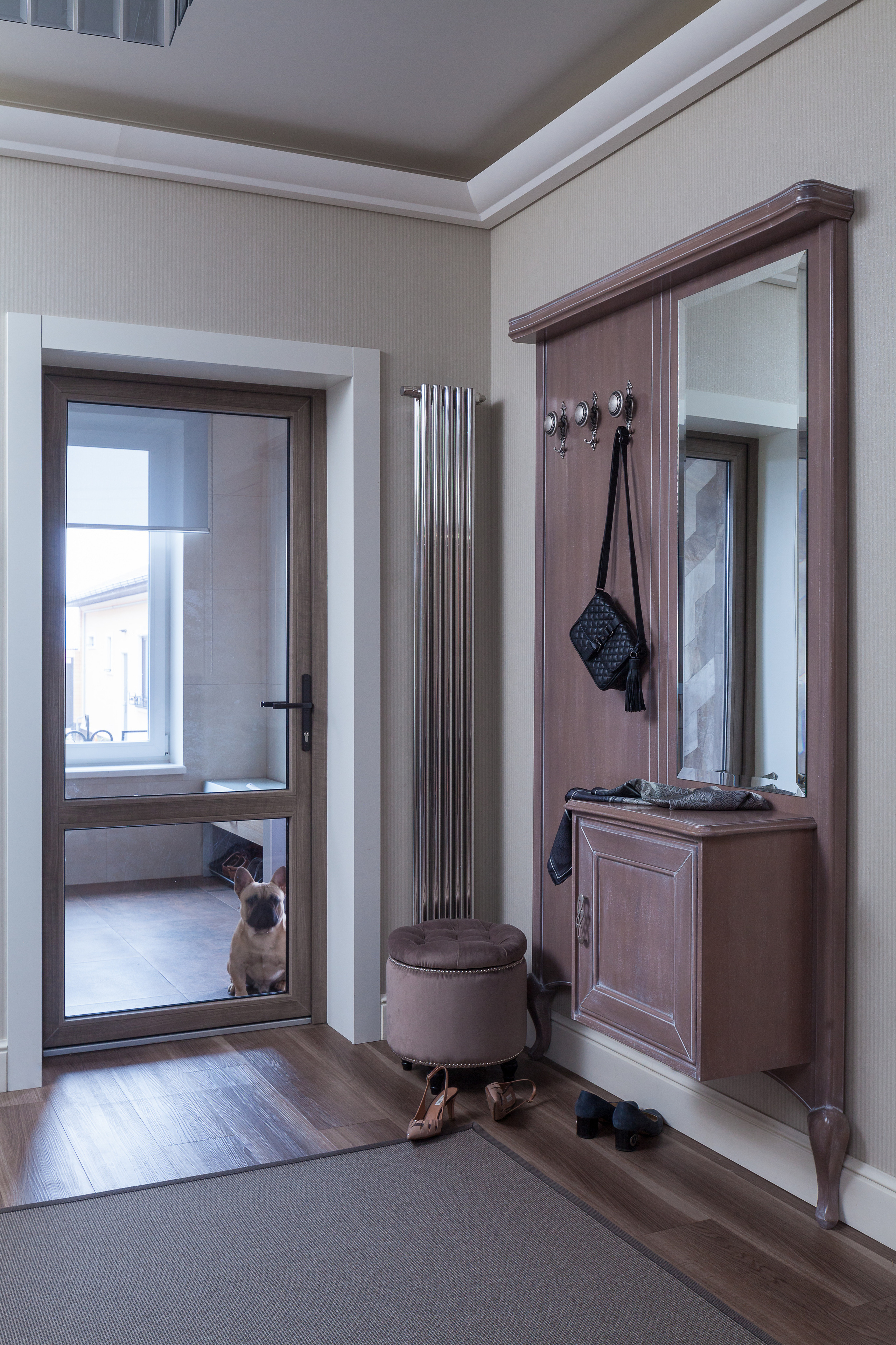 A сouple and Franc. Interior designer Nataliia Iksanova