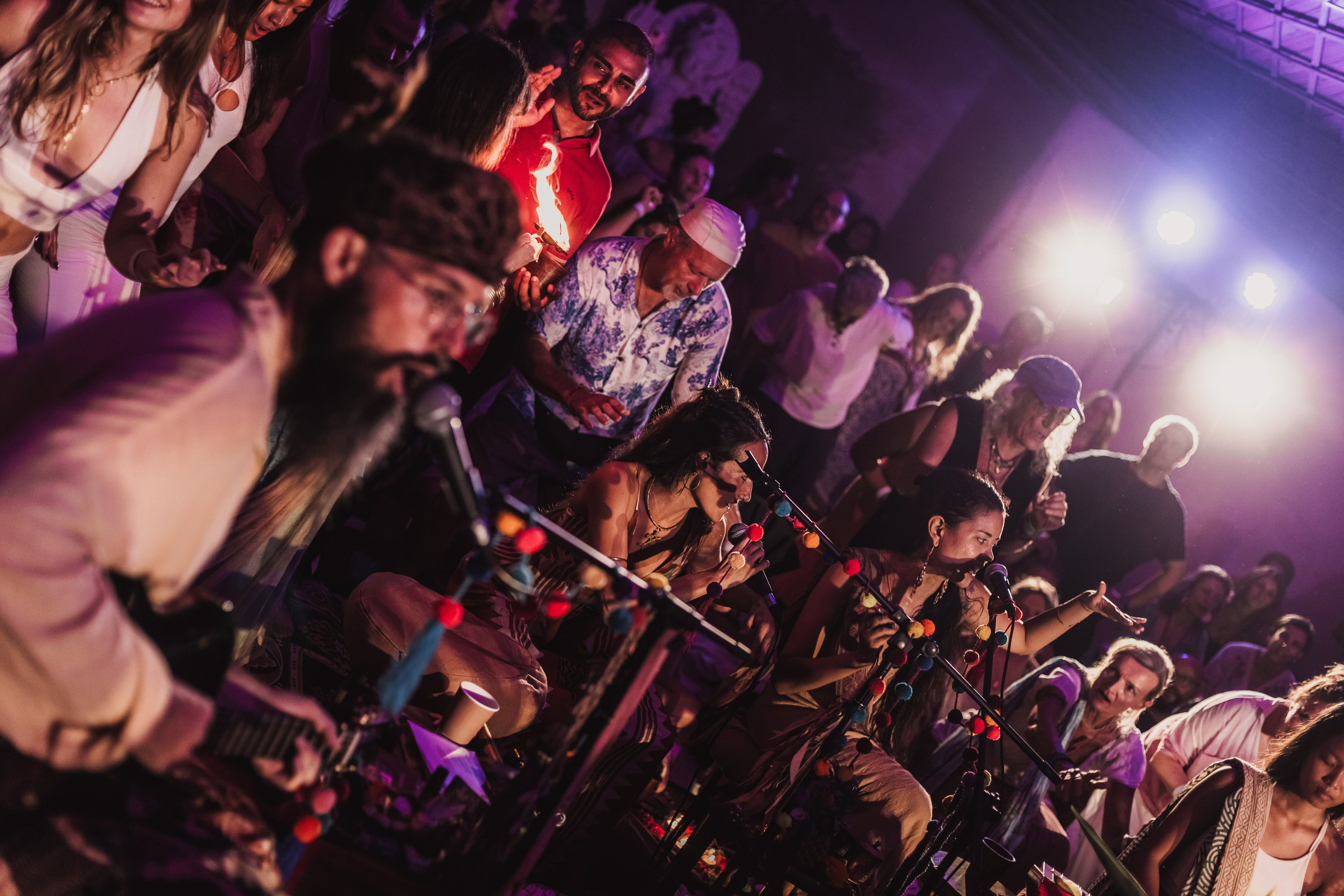 Hanuman Project kirtan at Alchemy april. Mariam Bagdasaryan