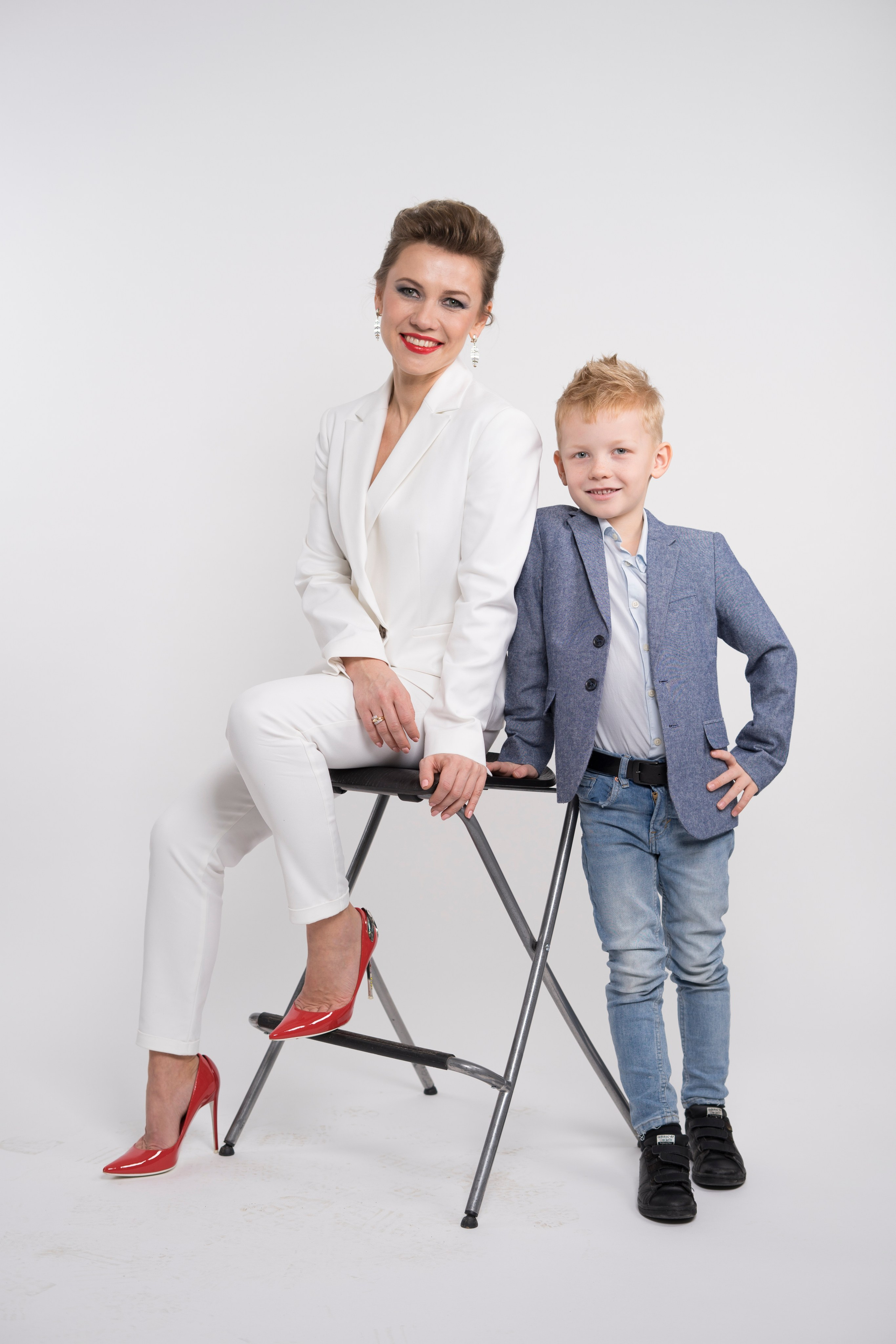 Виктория с Сыном. Профессиональный портретный фотограф в Москве Владимир Глаголев