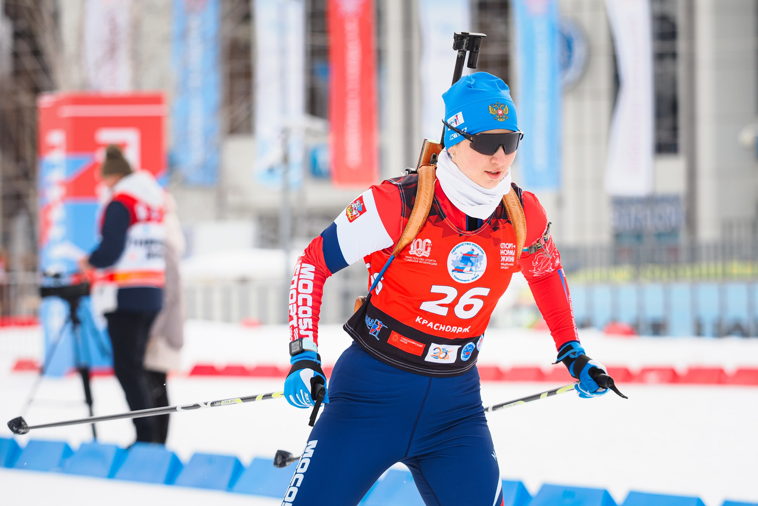 Биатлон / Первенство России. Репортажный фотограф Алексей Козьмин
