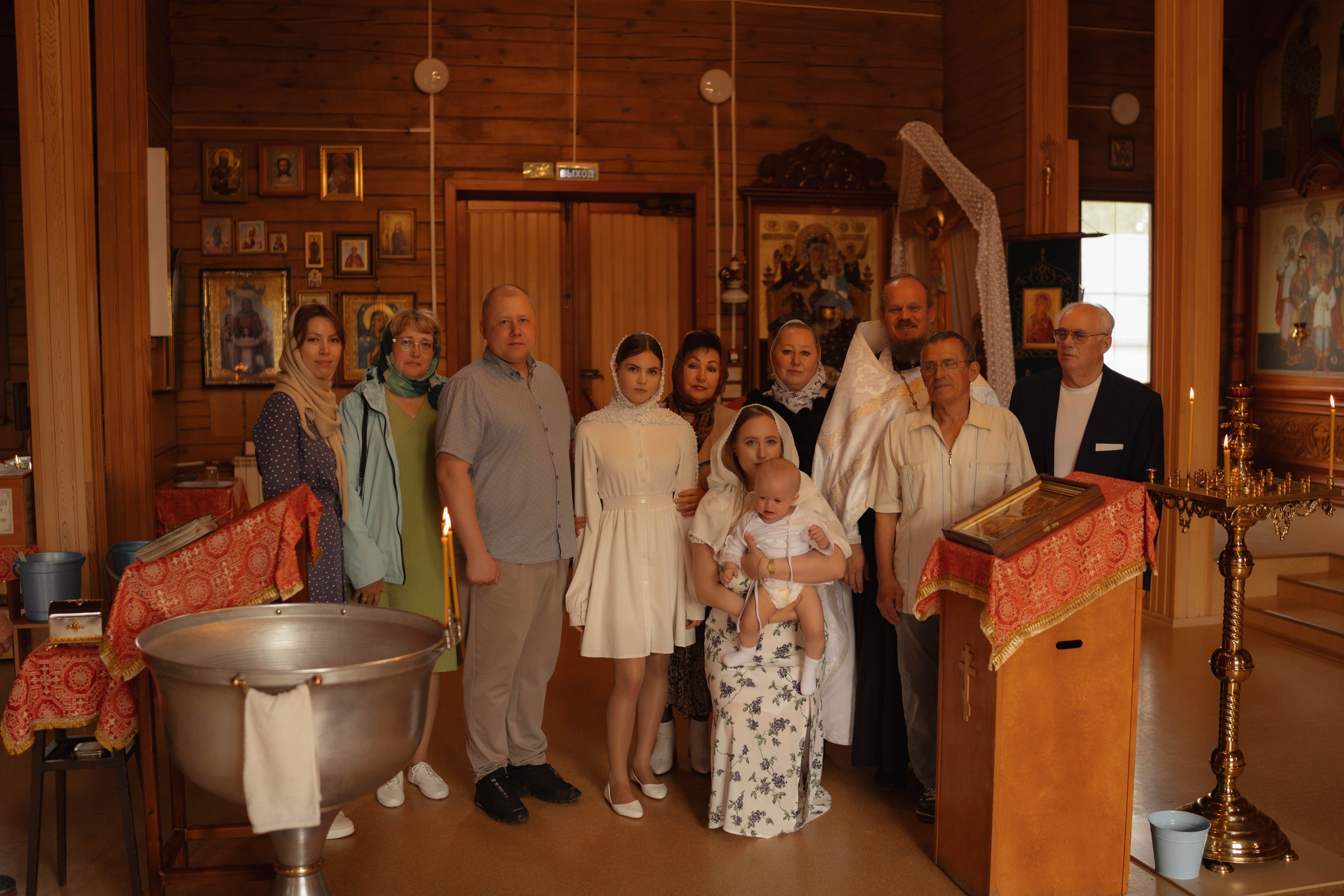 Крещение Любы. Фотограф в Новосибирске Диана Ильиных
