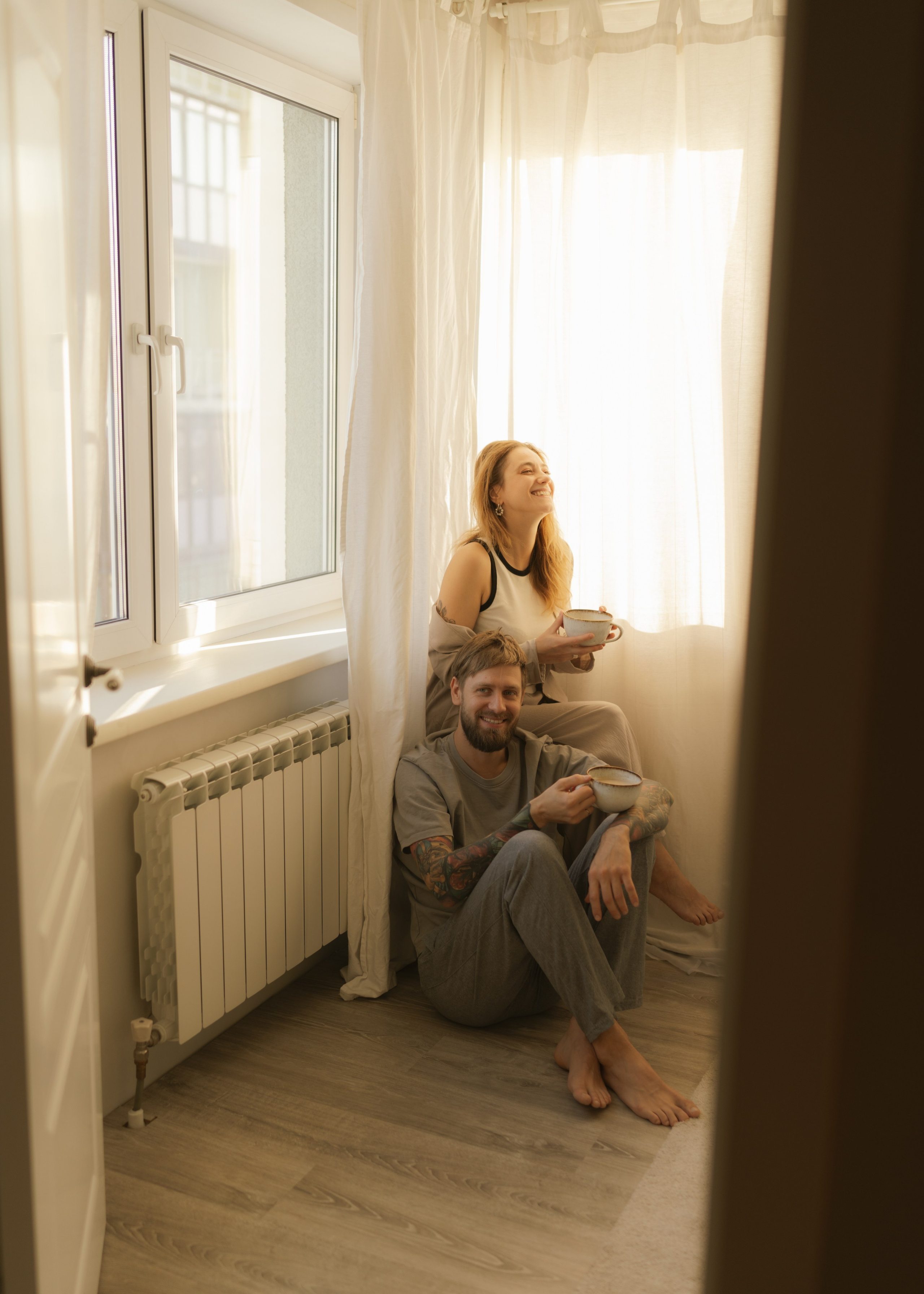 Катя и Андрей | домашняя. Фотограф в Новосибирске Диана Ильиных