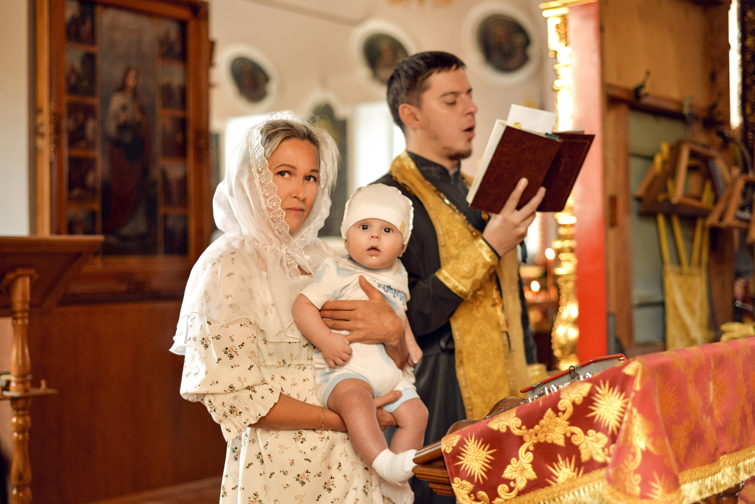 Крещение Владика. Семейный и свадебный фотограф Галина Абакумова, фотосессии в Белгороде