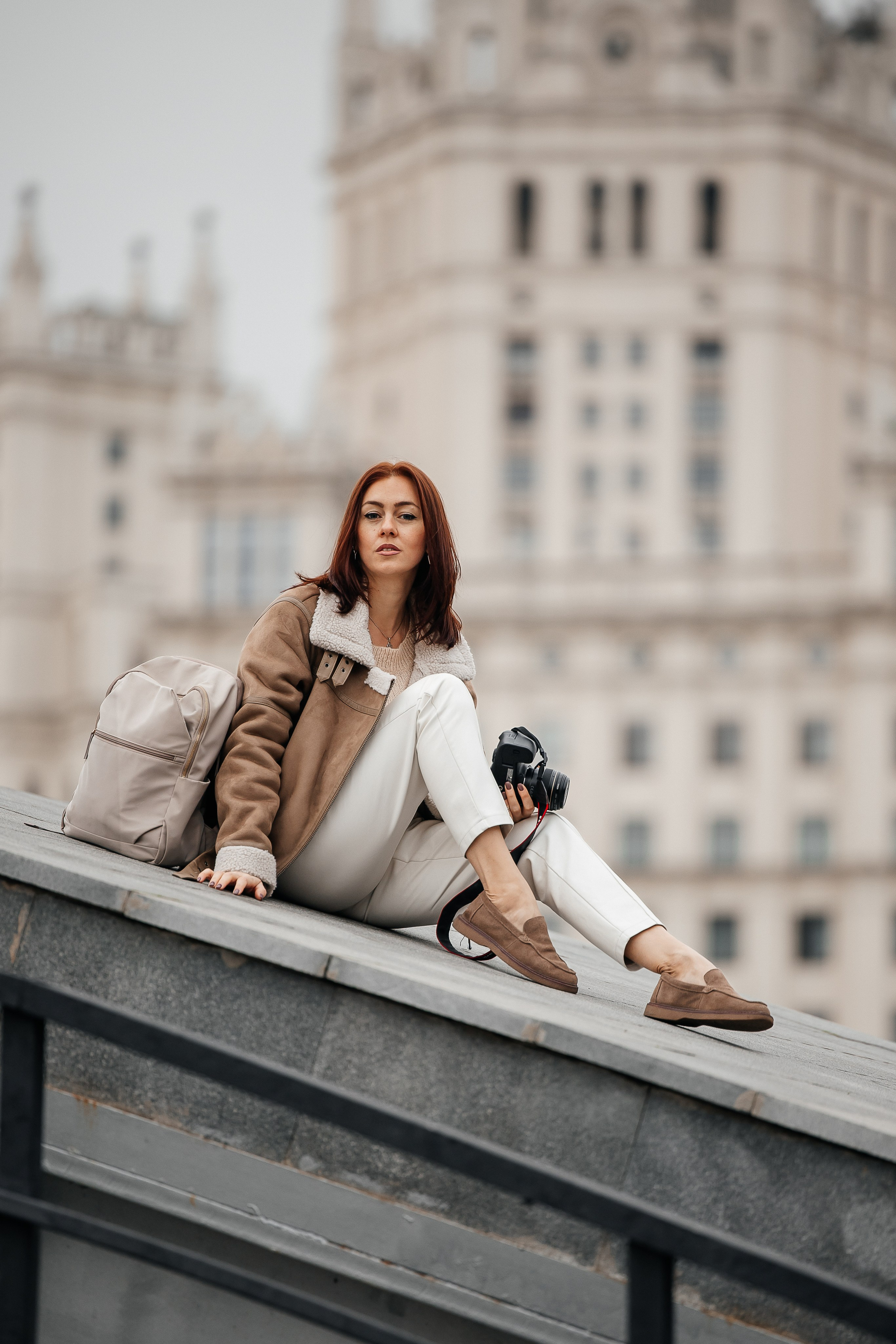 Прогулка у высотки на Котельнической набережной. Свадебный и семейный фотограф в Москве Красинская Мария