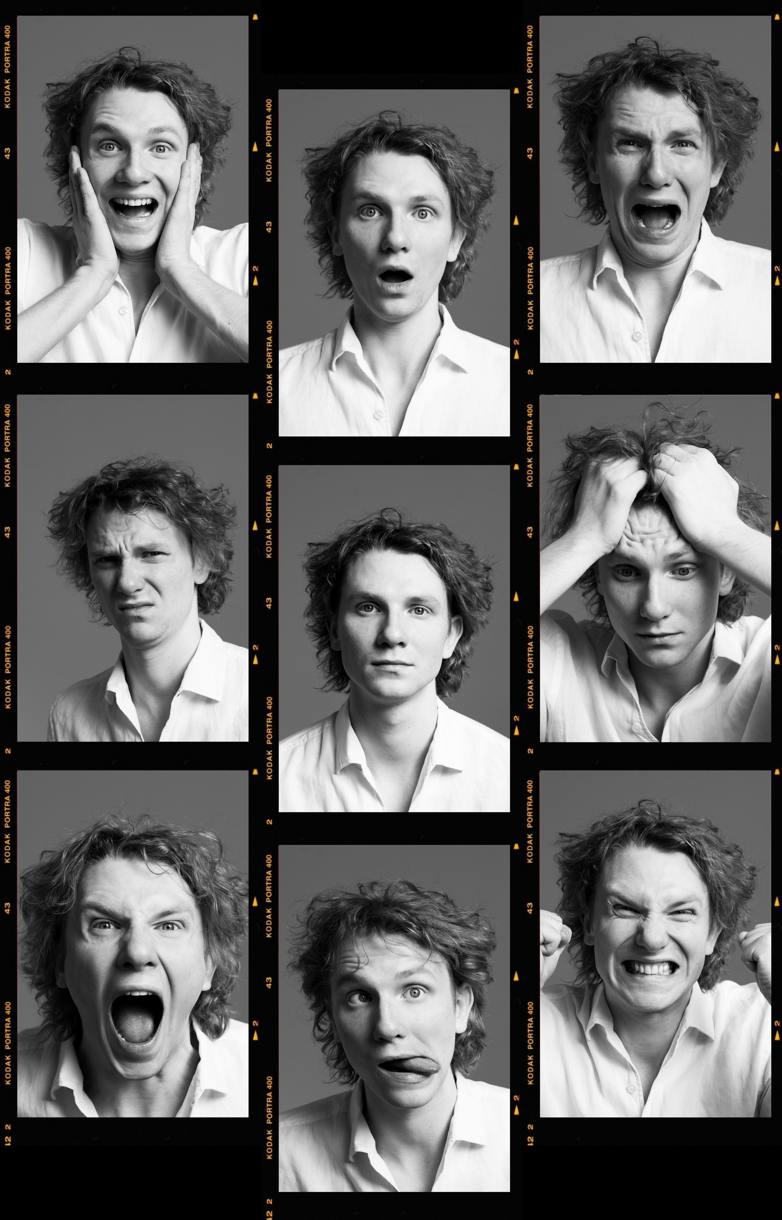 Актерское портфолио мужчины