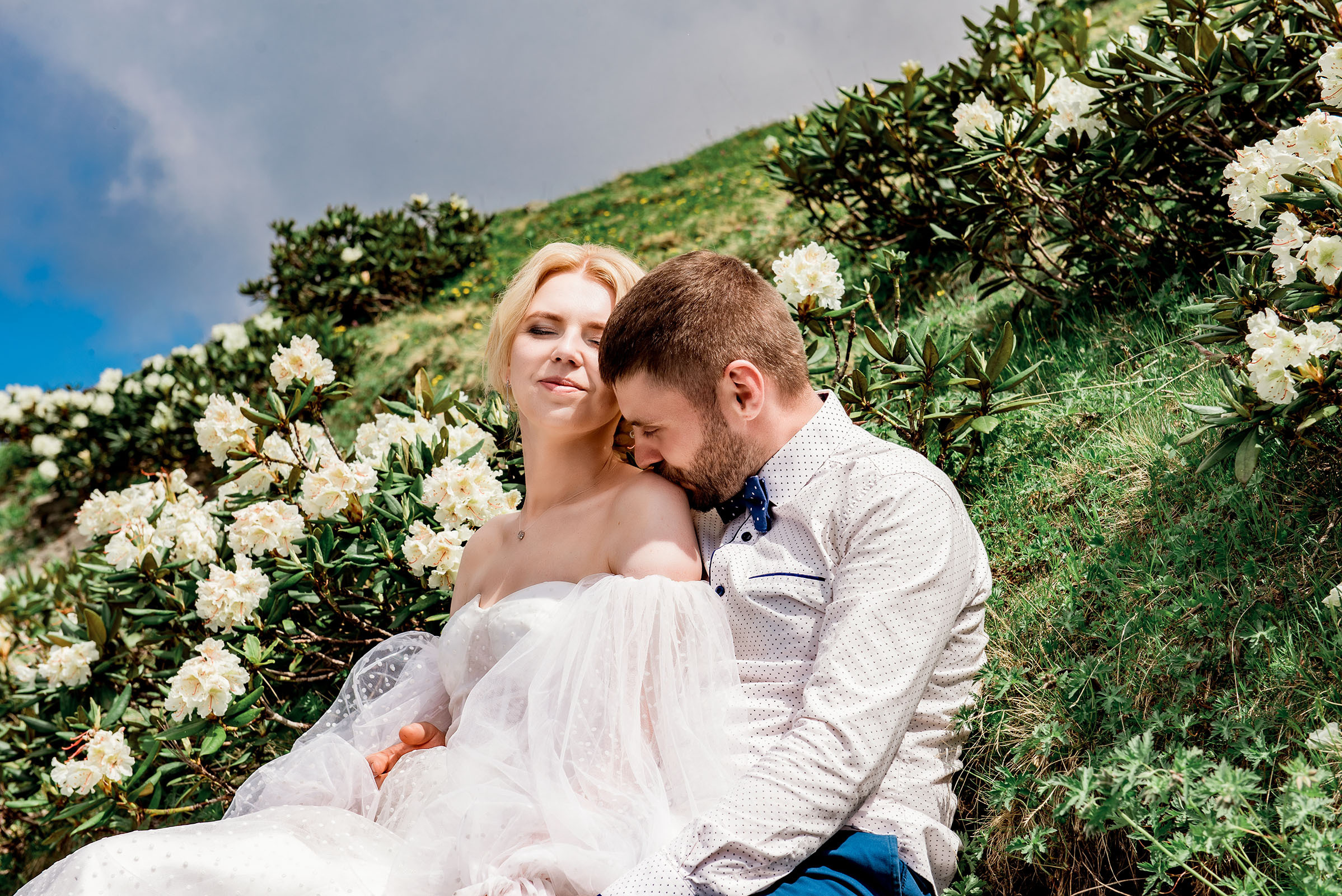 Свадьба в горах Розы Хутор. Фотограф в Сочи, Адлере, Сириусе и на Красной поляне Кушабаева Алёна