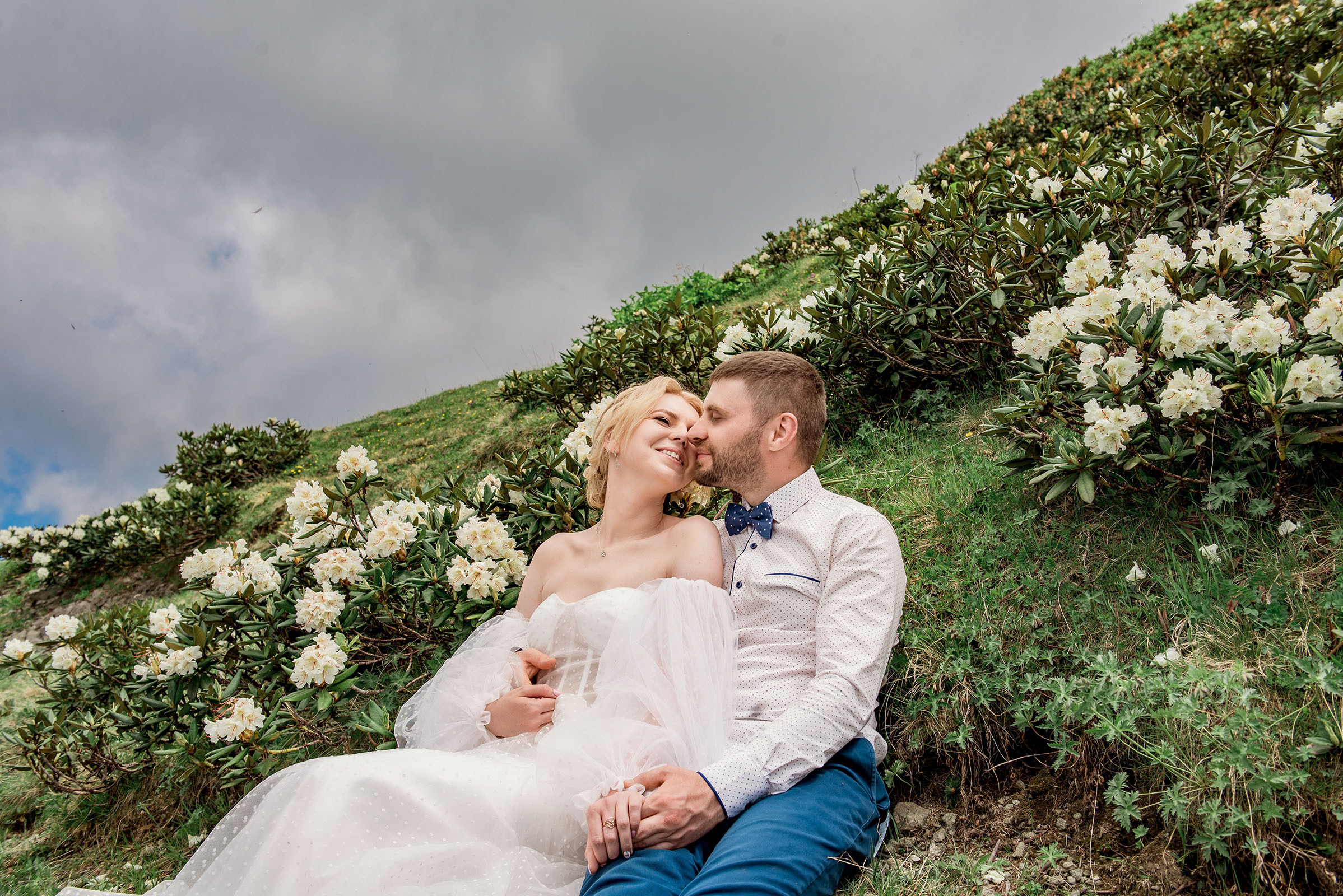 Свадьба в горах Розы Хутор. Фотограф в Сочи, Адлере, Сириусе и на Красной поляне Кушабаева Алёна