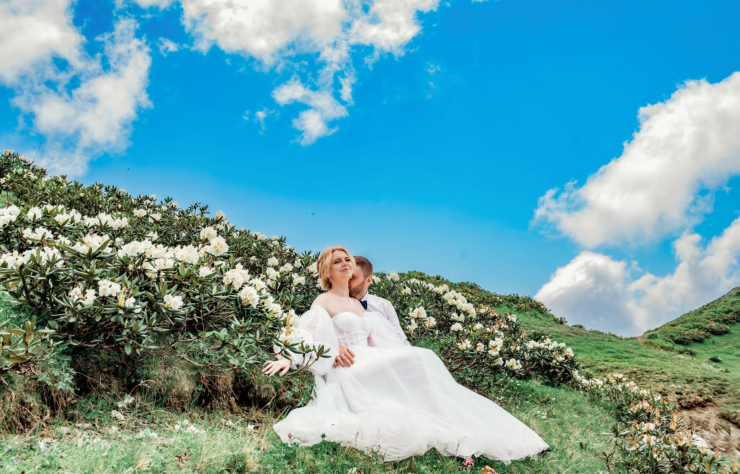 Свадьба в горах Розы Хутор. Фотограф в Сочи, Адлере, Сириусе и на Красной поляне Кушабаева Алёна