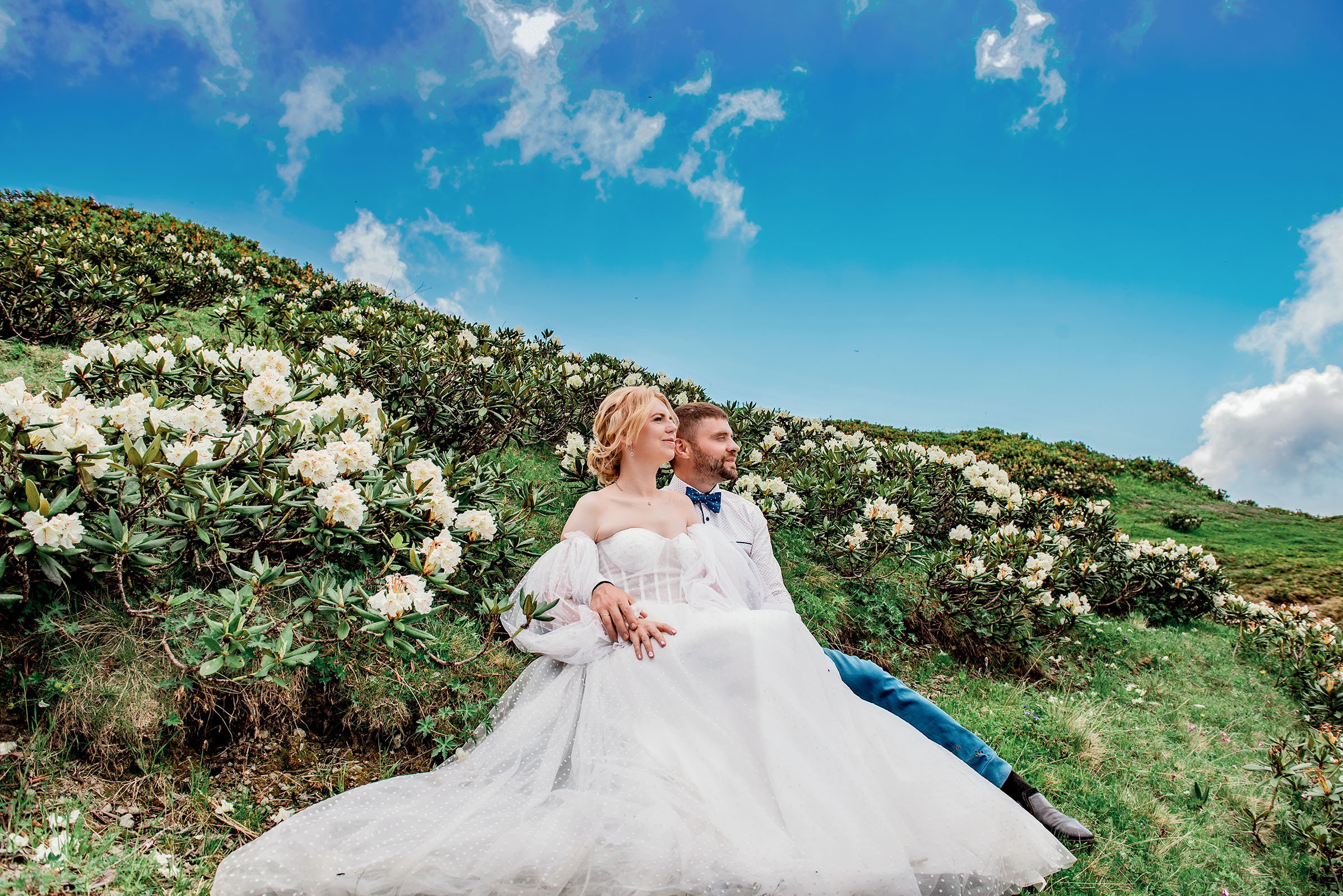 Свадьба в горах Розы Хутор. Фотограф в Сочи, Адлере, Сириусе и на Красной поляне Кушабаева Алёна