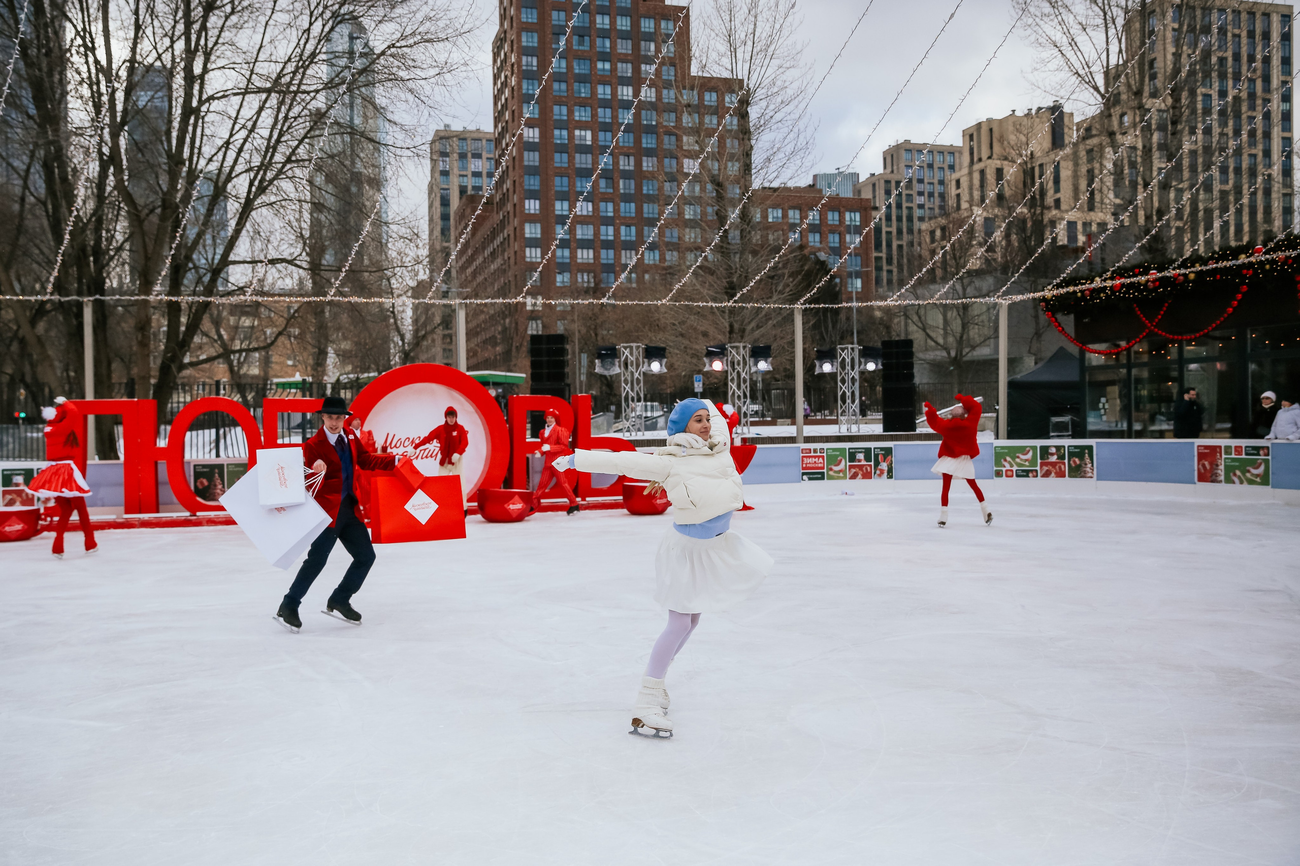 Ледовое шоу Сити каток Московское Чаепитие. Фотограф и видеограф Анна Домашенко