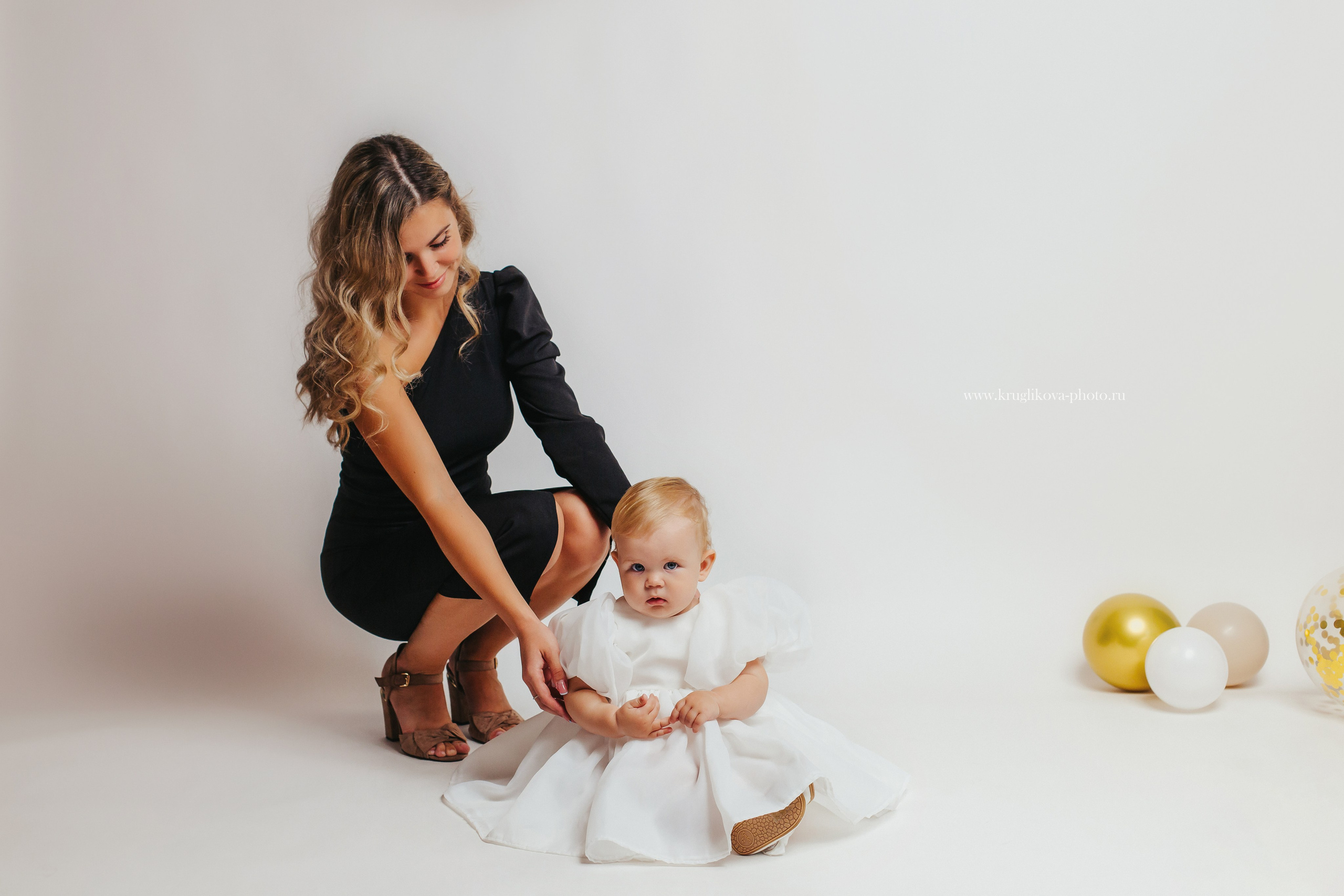 Фотосессия годика для девочки. Фотограф новорожденных и детский в Сергиевом Посаде Кругликова Юлия