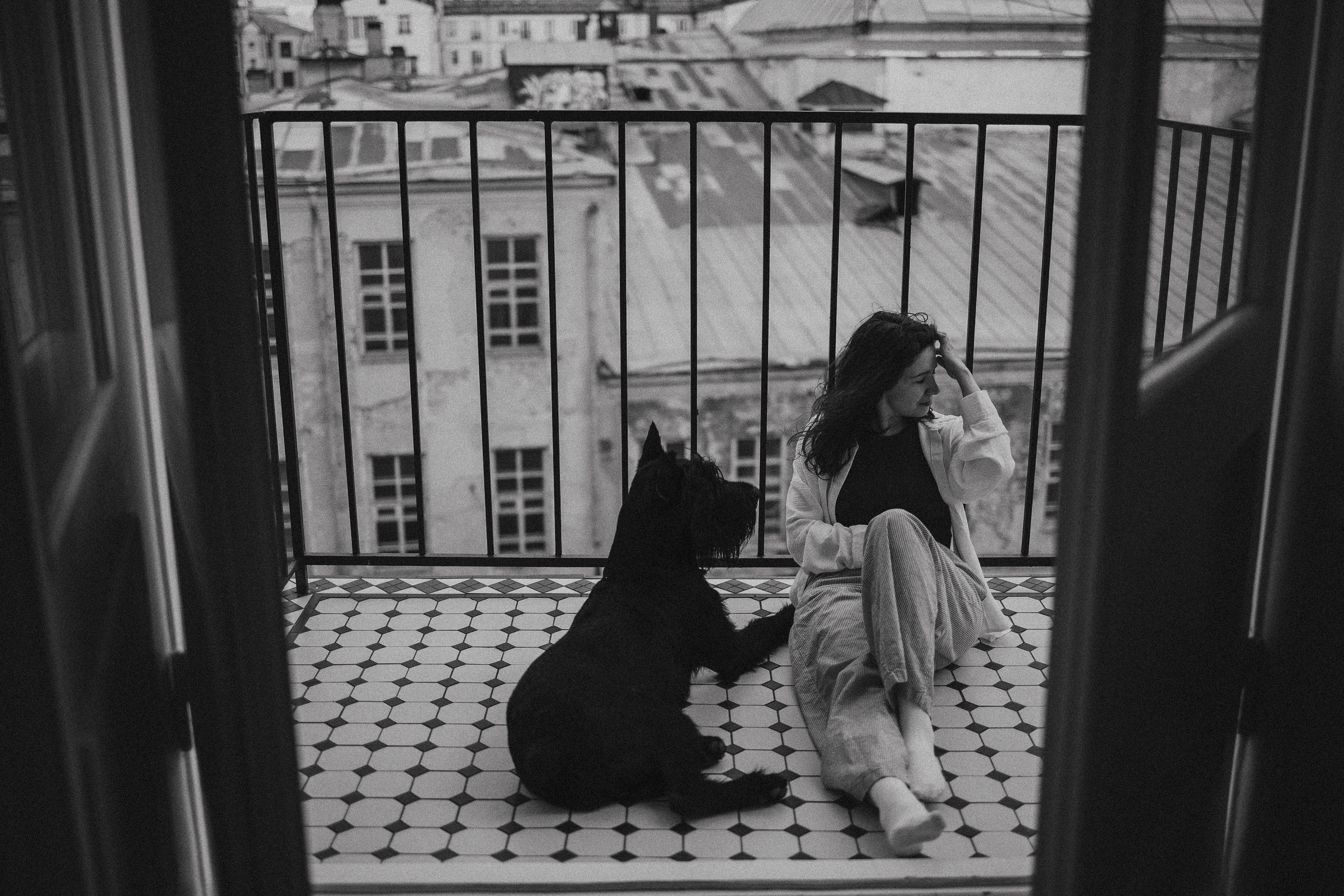 Умбра и Даша. Фотограф анималист Анастасия Пикей